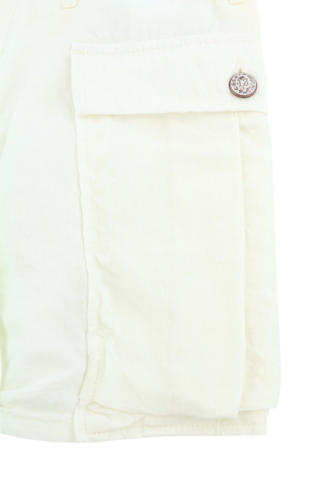 R13 BUBBLE SKORT 25 White Linen Patch Pocket Shorts 90035 Size 25" / US 0 / IT 36 - 11 Thumbnail