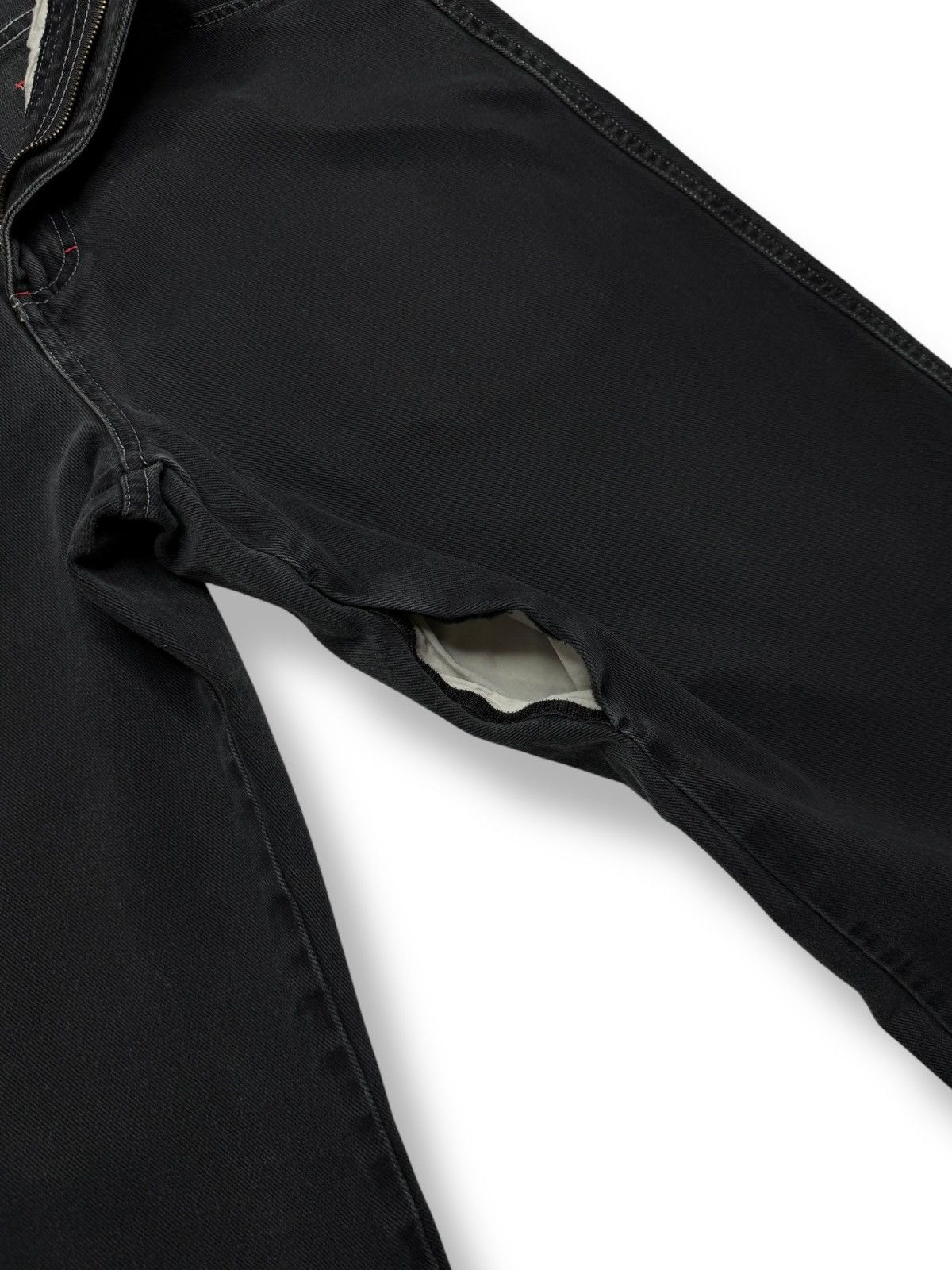 Vintage Vintage Y2K Black KIK Wear Baggy Jeans Size US 33 - 4 Thumbnail