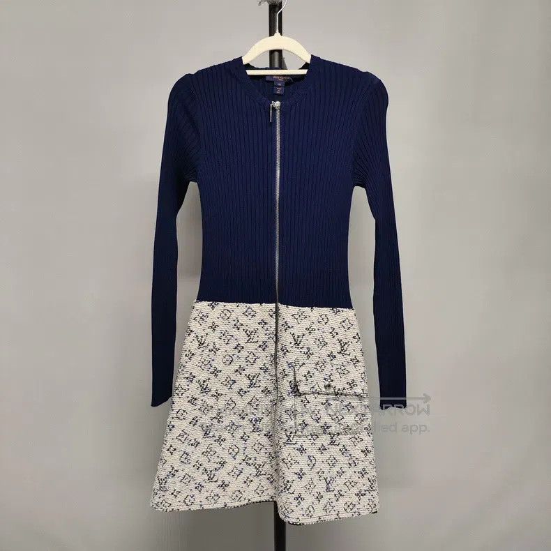 Louis Vuitton Louis Vuitton Old flower full print patchwork dress Size XS / US 0-2 / IT 36-38 - 1 Thumbnail