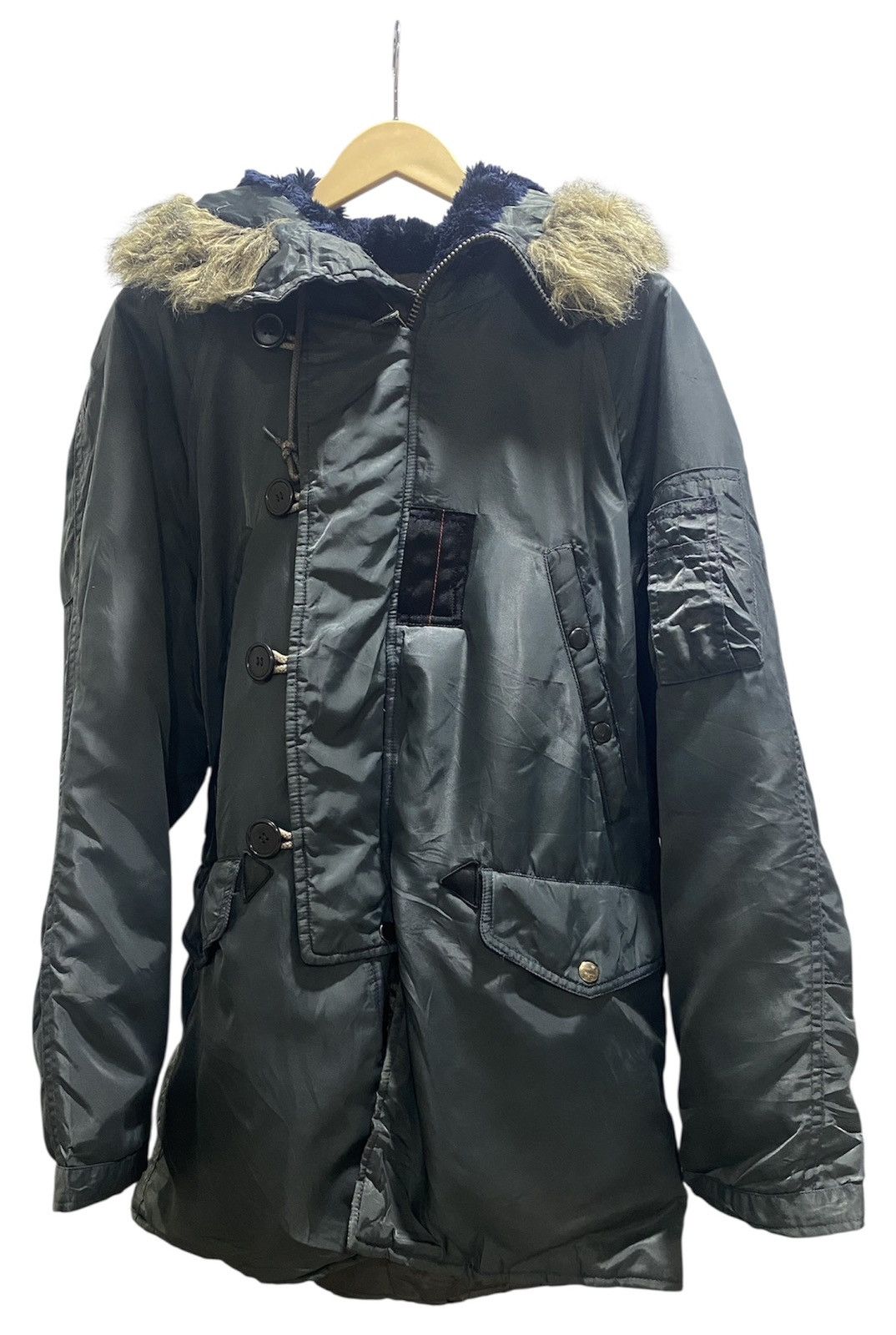 Avirex Vintage Avirex N-3B Parka Jacket Faux Fur Collar Size US S / EU 44-46 / 1 - 1 Thumbnail
