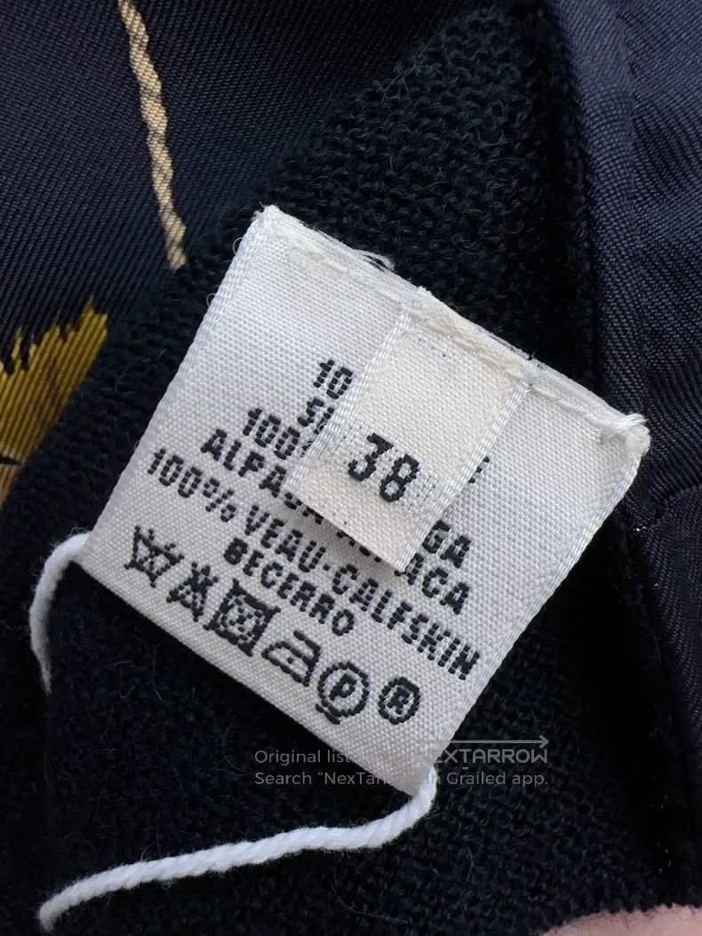 Hermes Hermes Black Knit Jacquard Silk Phoenix Pattern Long Sleev Size XS / US 0-2 / IT 36-38 - 5 Thumbnail
