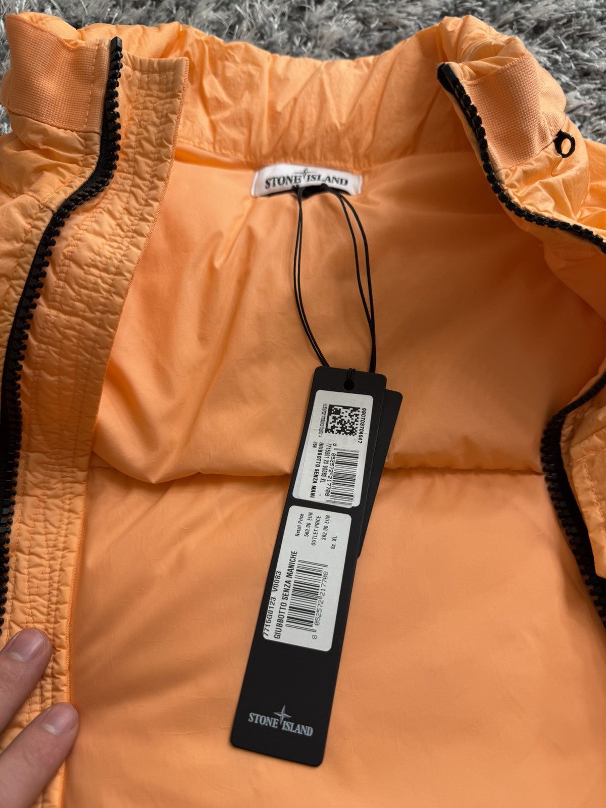 Stone Island GARMENT DYED CRINKLE REPS R-NY DOWN Size US XL / EU 56 / 4 - 10 Thumbnail