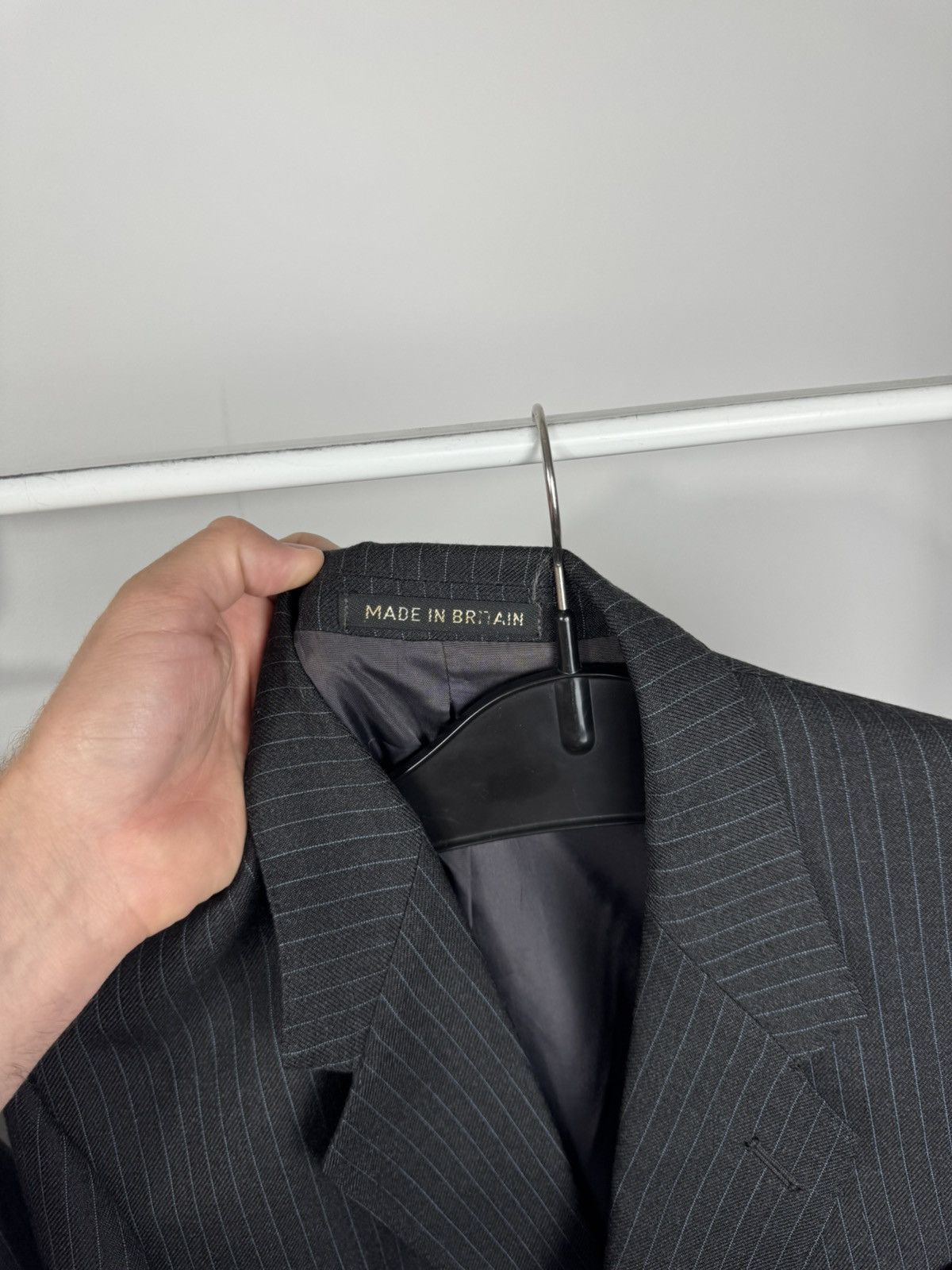 Other Vintage Dunn & Co Wool Pinstripe Blazer Pants Suit Britain Size 42R - 7 Thumbnail