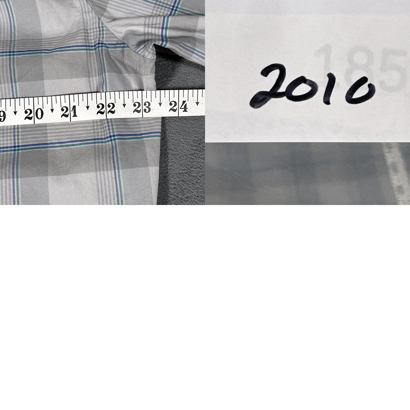 Southern Tide Southern Tide Coastal Passage Shirt Mens Large Gray Plaid Stretch Button Down Size US L / EU 52-54 / 3 - 8 Thumbnail
