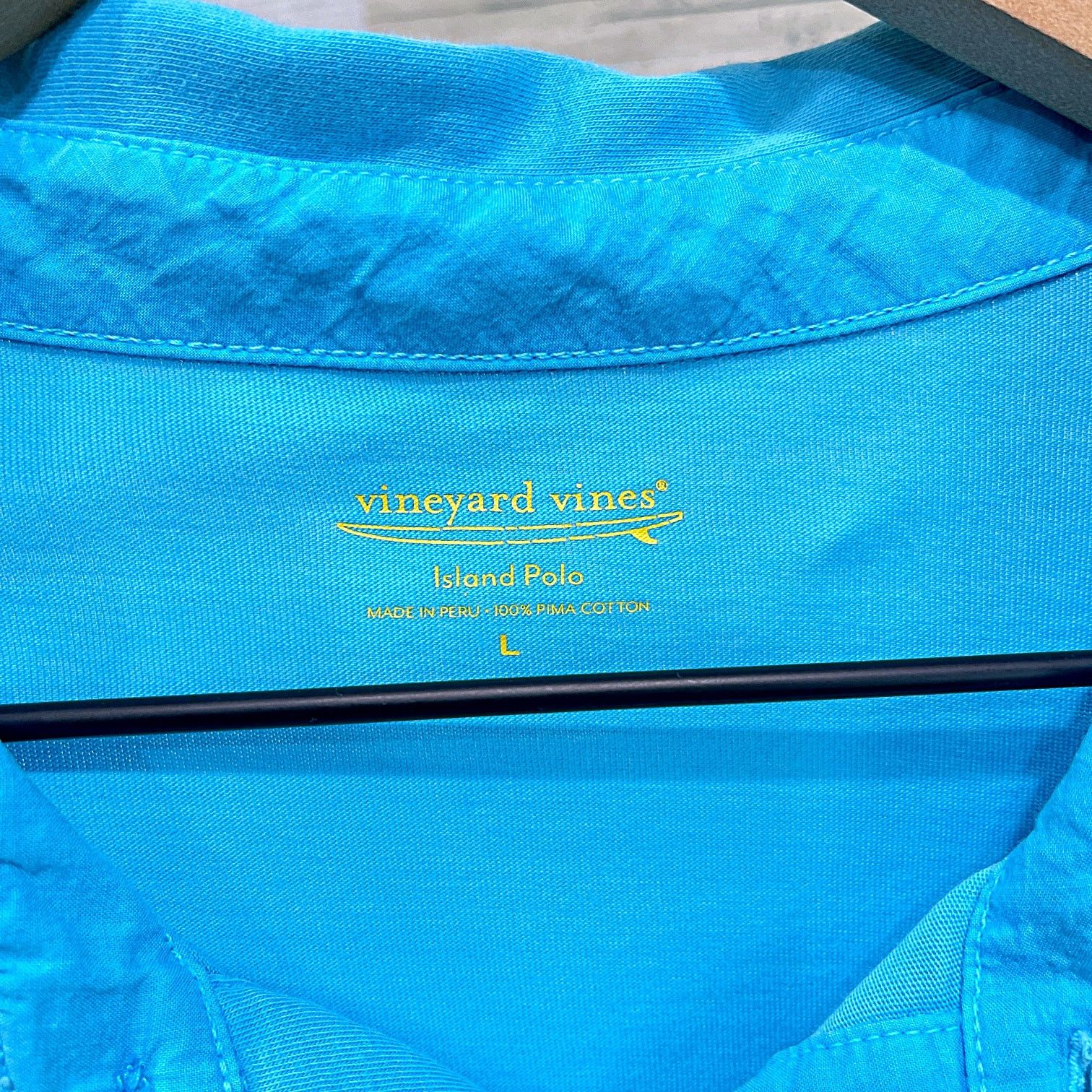 Vineyard Vines Vineyard Vines Island Luxe Polo Shirt Blue Golf Mens Large Size US L / EU 52-54 / 3 - 5 Thumbnail