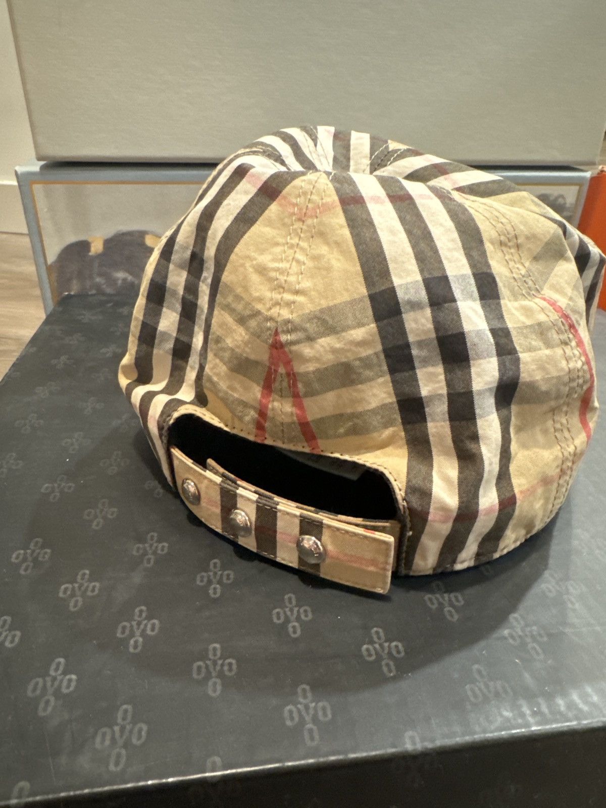 Burberry THOMAS BURBERRY HAT TB LOGO Grailed