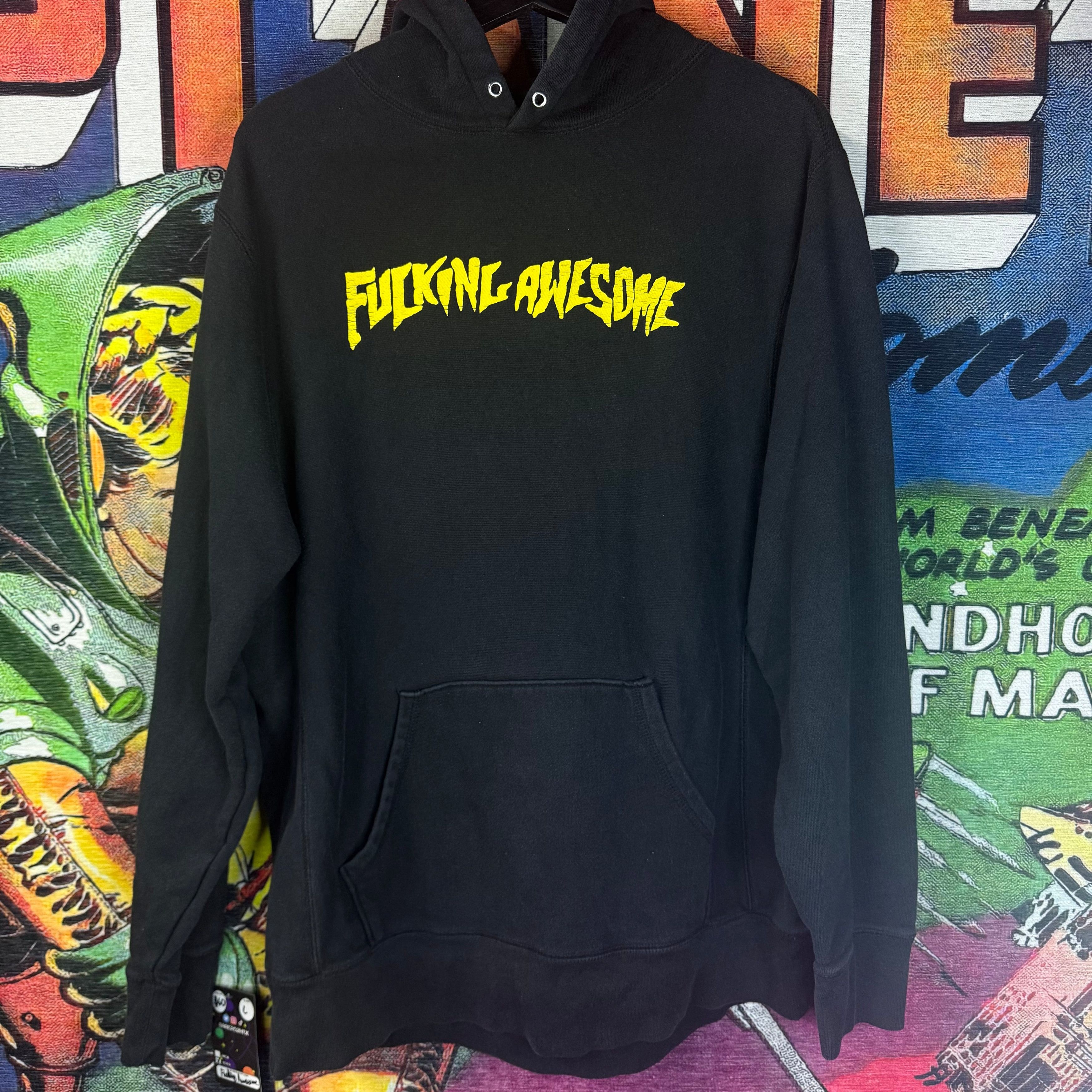 Fucking Awesome Fucking Awesome Yellow OG Logo Hoodie Size Large Size US L / EU 52-54 / 3 - 1 Thumbnail