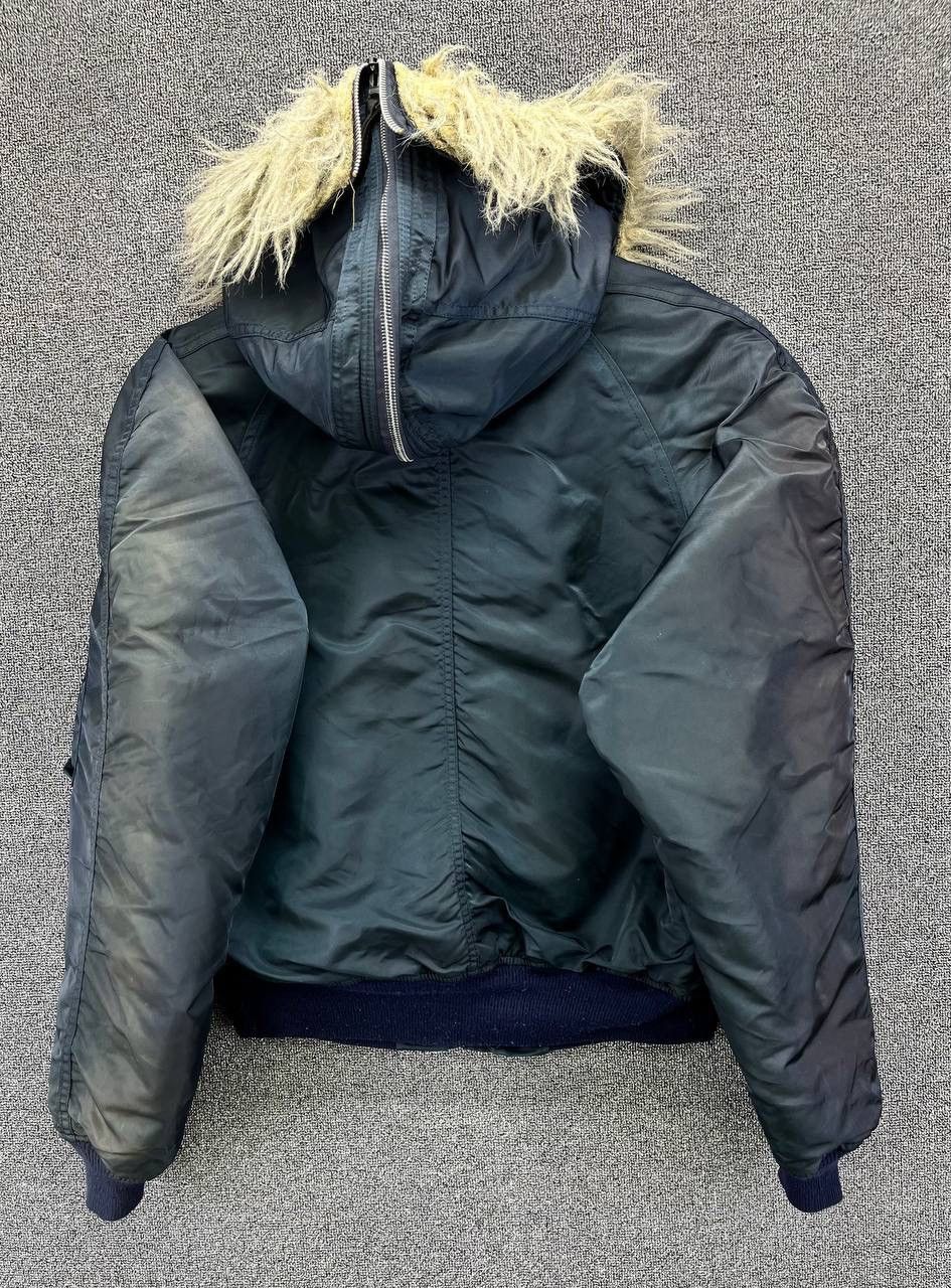 Alpha Industries Vintage Alpha Industries N-2B Attached Hood Flight Jacket Size US L / EU 52-54 / 3 - 10 Thumbnail