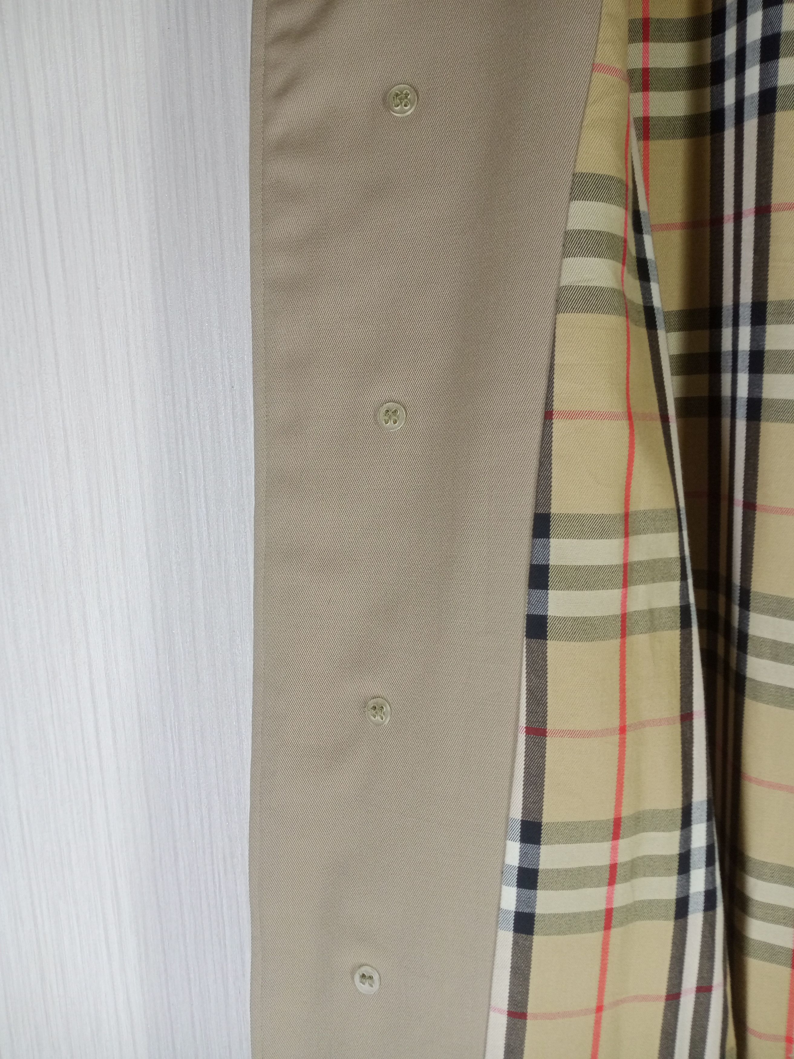 Burberry Vintage 90s Burberrys Nova Check Men's Trench Coat Size US L / EU 52-54 / 3 - 8 Thumbnail