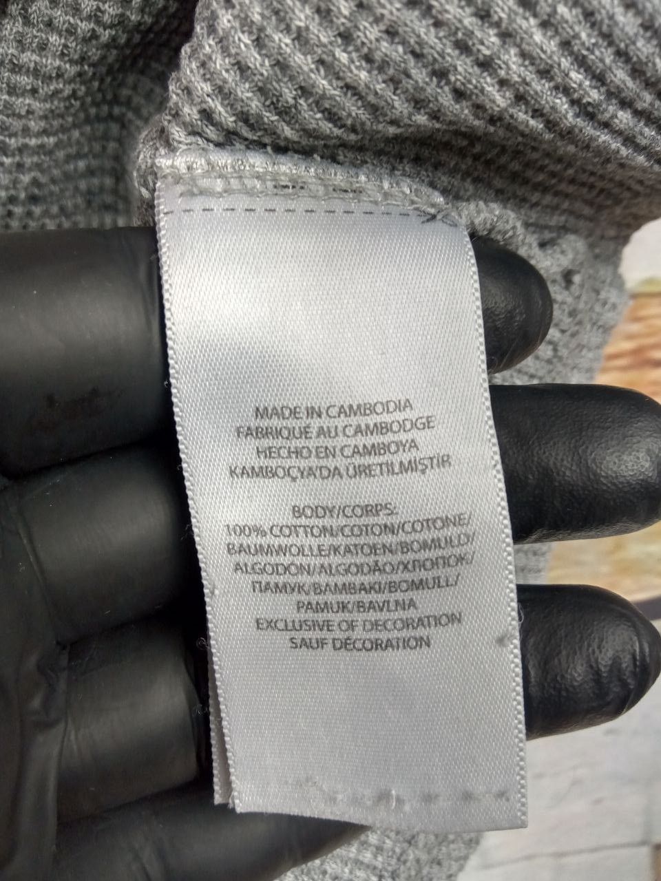 Polo Ralph Lauren Polo Ralph Lauren Waffle Knit Thermal Long Sleeve Shirt Grey Size US L / EU 52-54 / 3 - 12 Thumbnail