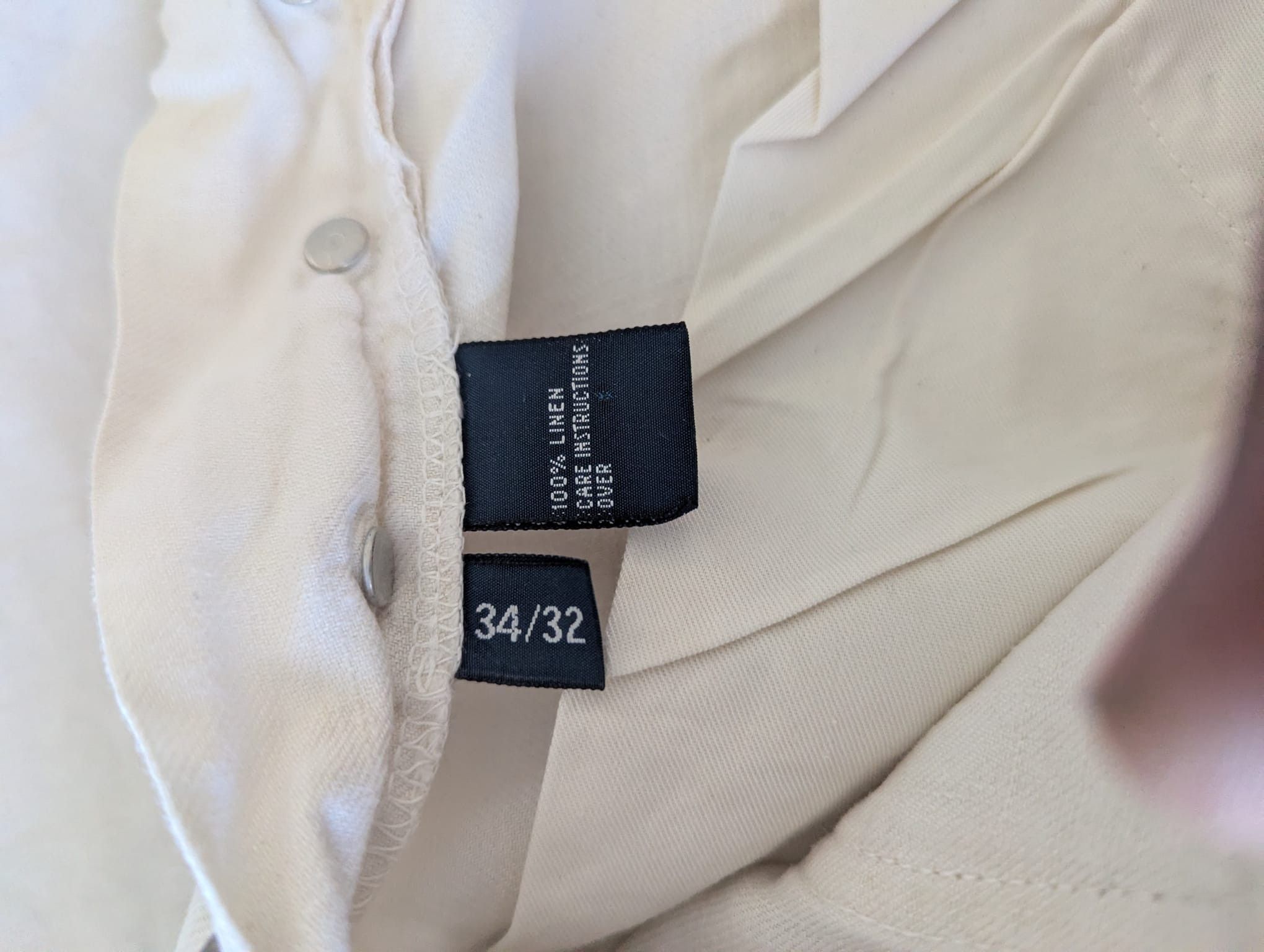 Other Vintage Linen Pants (Denim Style) Size US 34 / EU 50 - 6 Thumbnail