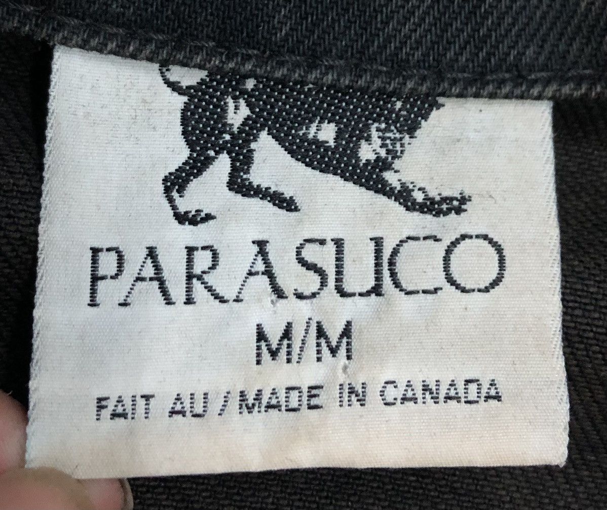 Other Vintage Parasuco Black Denim Moto Jacket - Made in Canada M Size M / US 6-8 / IT 42-44 - 18 Thumbnail