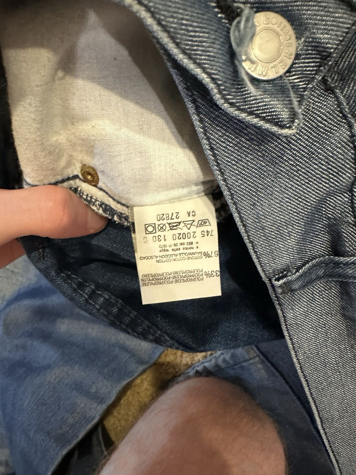 Helmut Lang 1997 Helmut Lang Glossy Denim Size US 32 / EU 48 - 4 Thumbnail