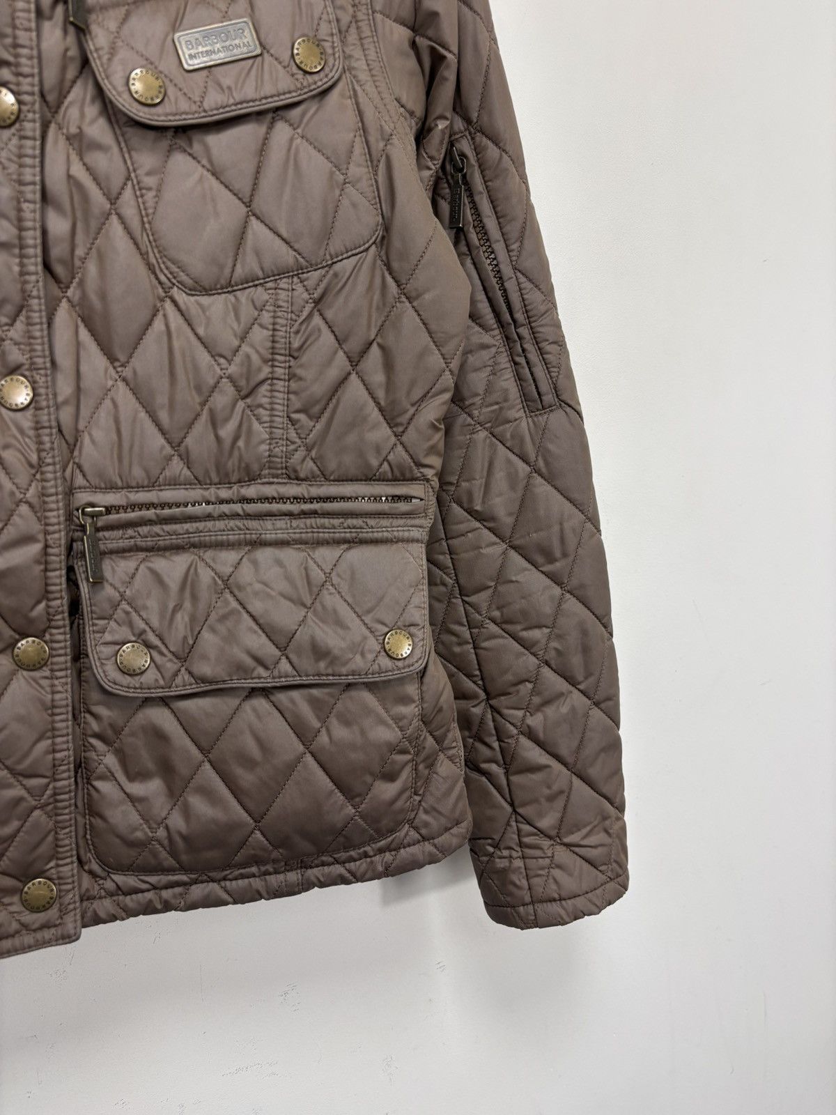 Barbour Barbour International Women’s Whitworth Quilted Jacket Size M / US 6-8 / IT 42-44 - 8 Thumbnail