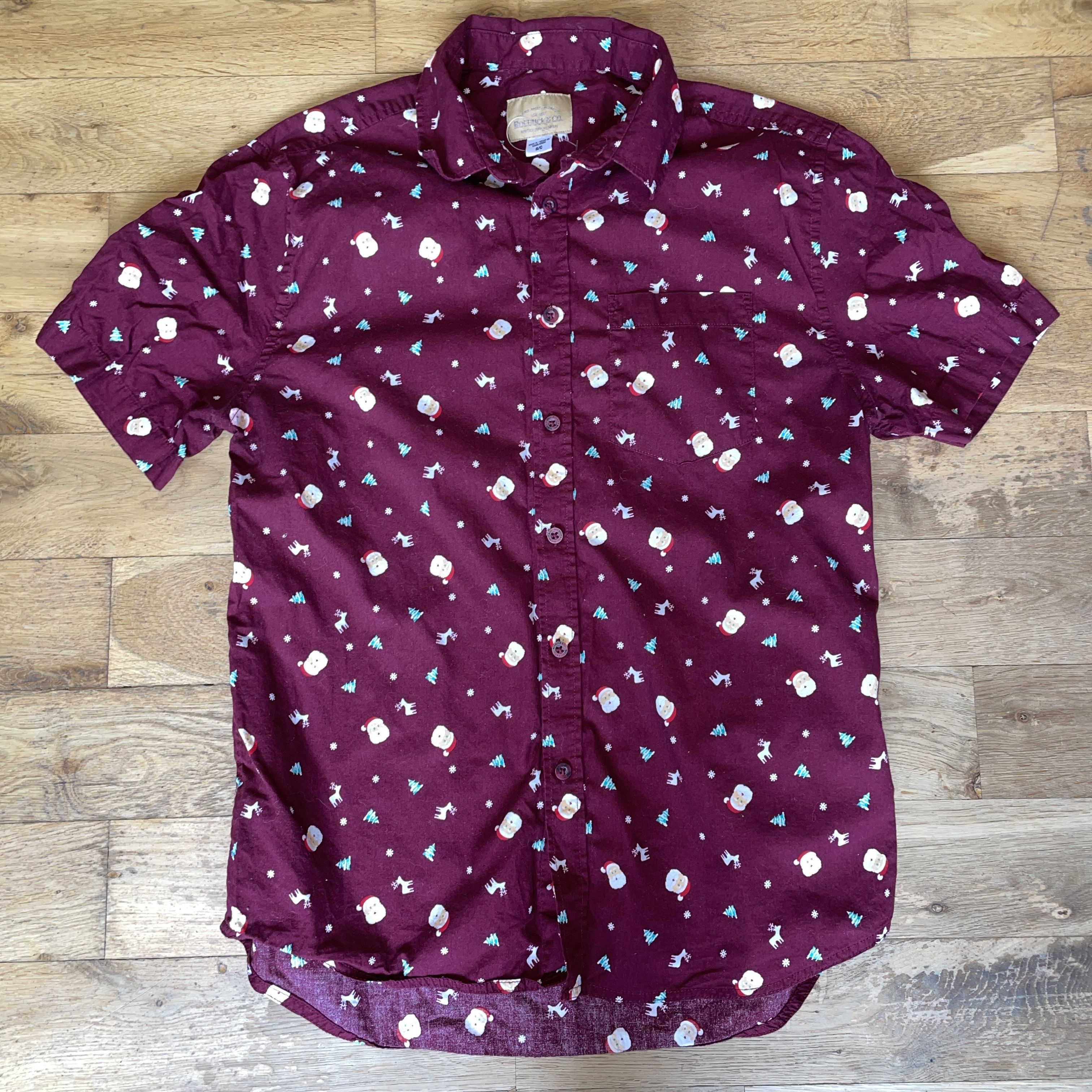 Other Roebuck & Co Men's Christmas Santa Shirt Size S - New Size US S / EU 44-46 / 1 - 3 Thumbnail