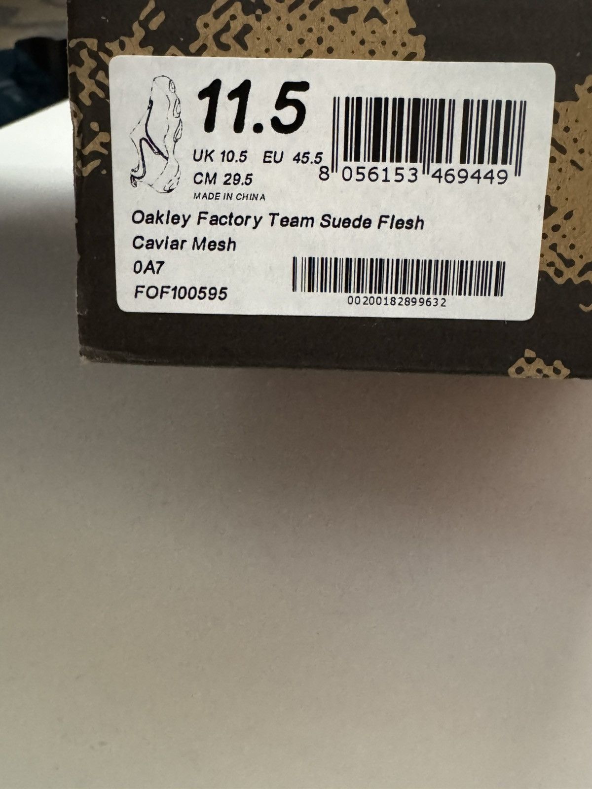 Oakley Oakley factory team flesh Size US 11.5 / EU 44-45 - 6 Thumbnail