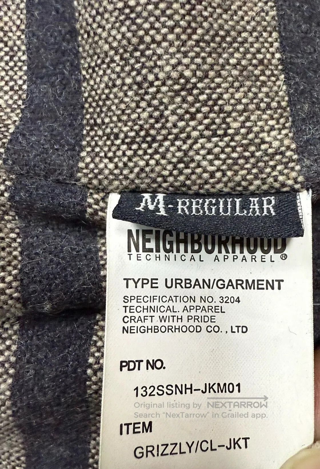 Neighborhood Men's Leather Jacket with Press Studs. Size US M / EU 48-50 / 2 - 6 Thumbnail