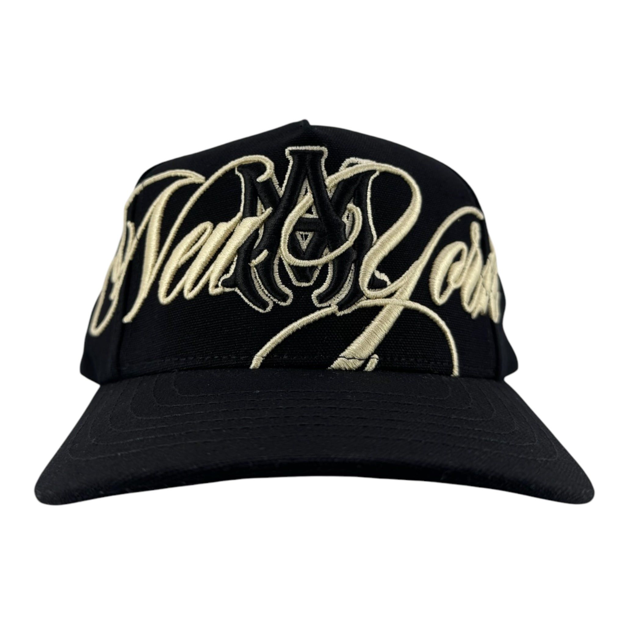 MA Logo Trucker Hat - Black/White | AMIRI