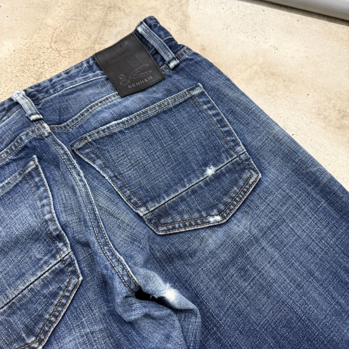 DENHAM Denham Selvedge Razor Slim Fit Distressed Denim Pants Size US 31 - 13 Thumbnail