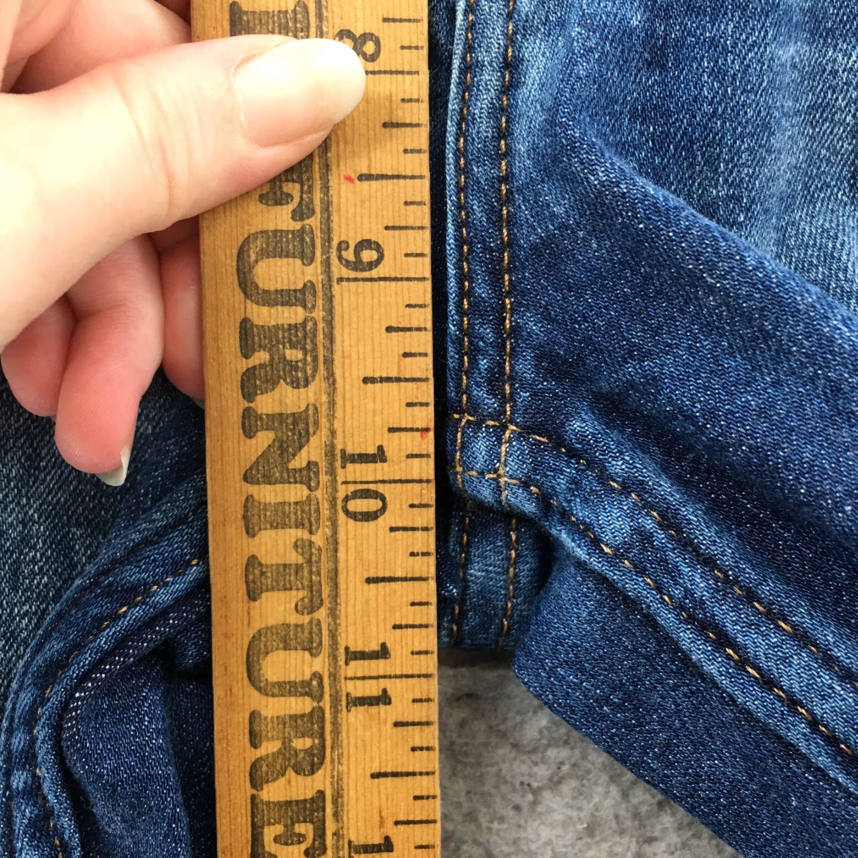 H&M H&M Skinny Jeans Womens 30 Blue Denim Mid Rise Dark Wash Zip Fly Jeans Womens Regular XS? Size 30" / US 8 / IT 44 - 7 Thumbnail