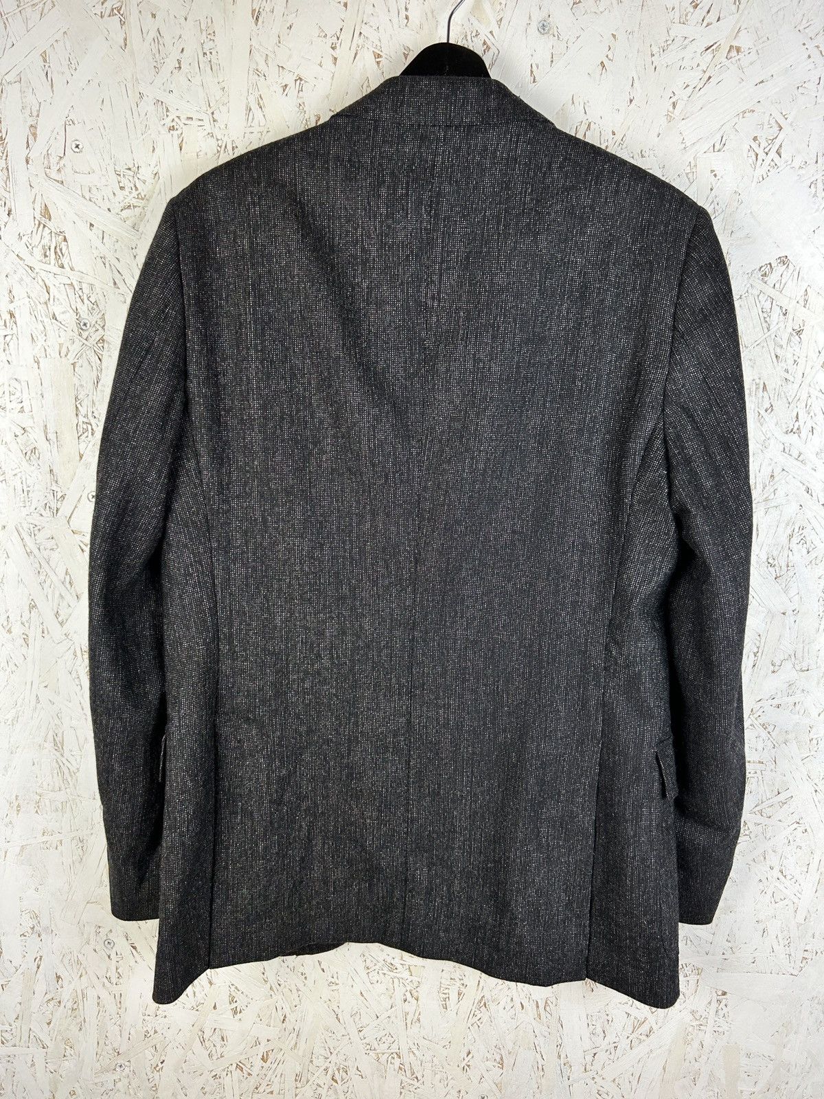 Gucci Gucci Wool Pattern Casual Blazer Jacket Tailoring Grey 50R Size 50R - 5 Thumbnail