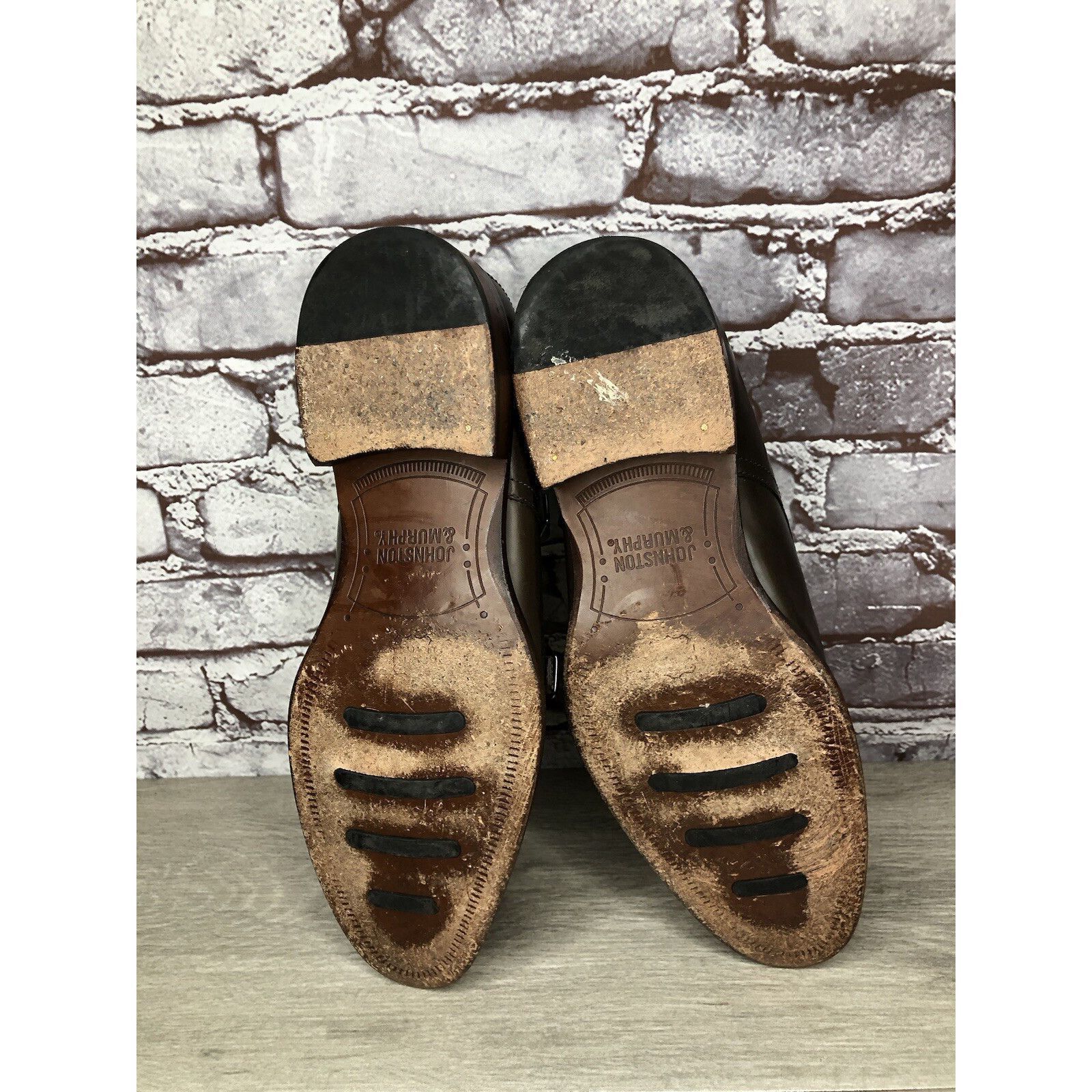Johnston & Murphy Johnston & Murphy Brown Leather Double Monk Strap Cap Toe Ox Size US 10.5 / EU 43-44 - 14 Thumbnail