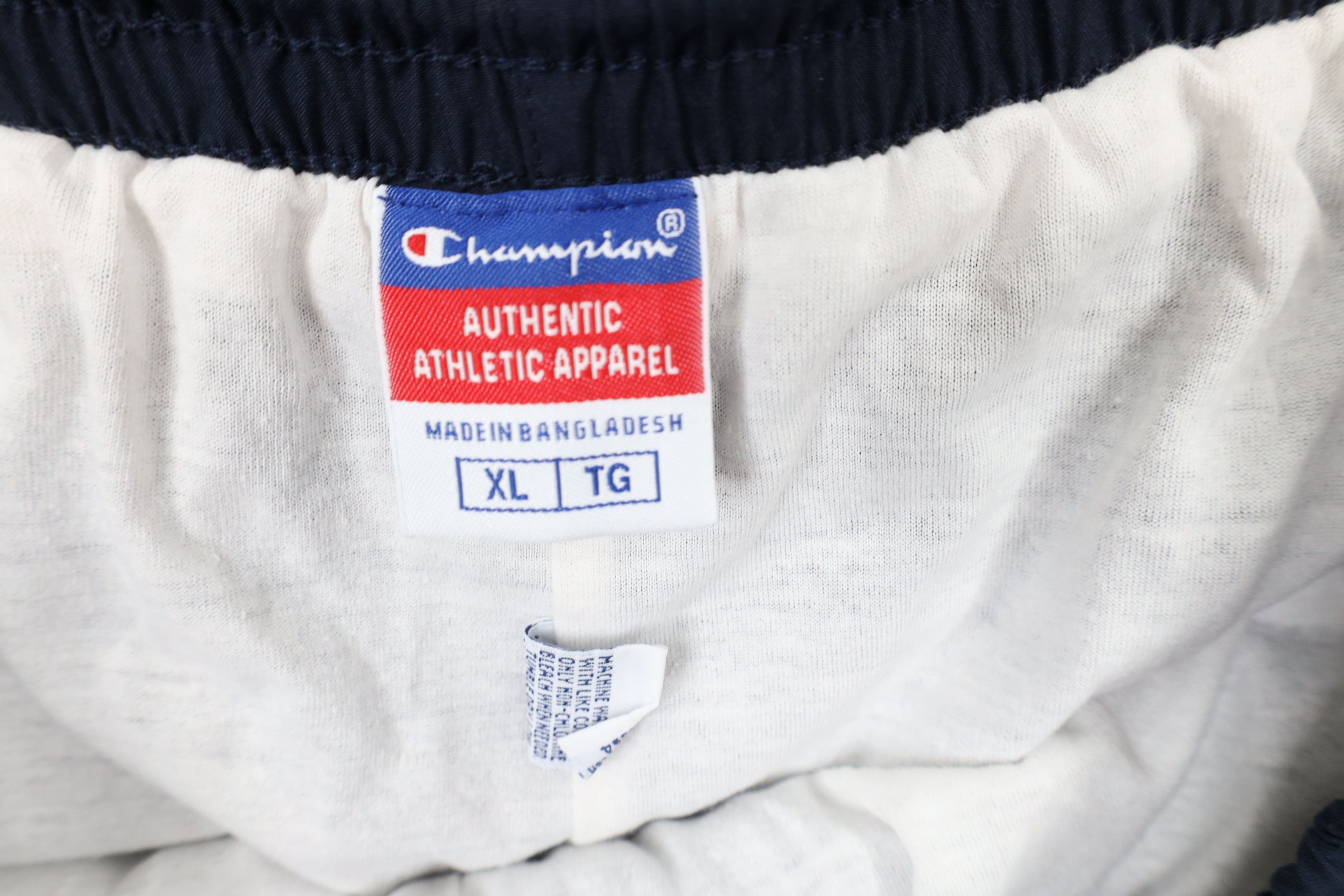 Champion × Vintage Vintage 90s Champion Lined Cuffed Joggers Pants Navy Blue Size US 38 / EU 54 - 6 Thumbnail