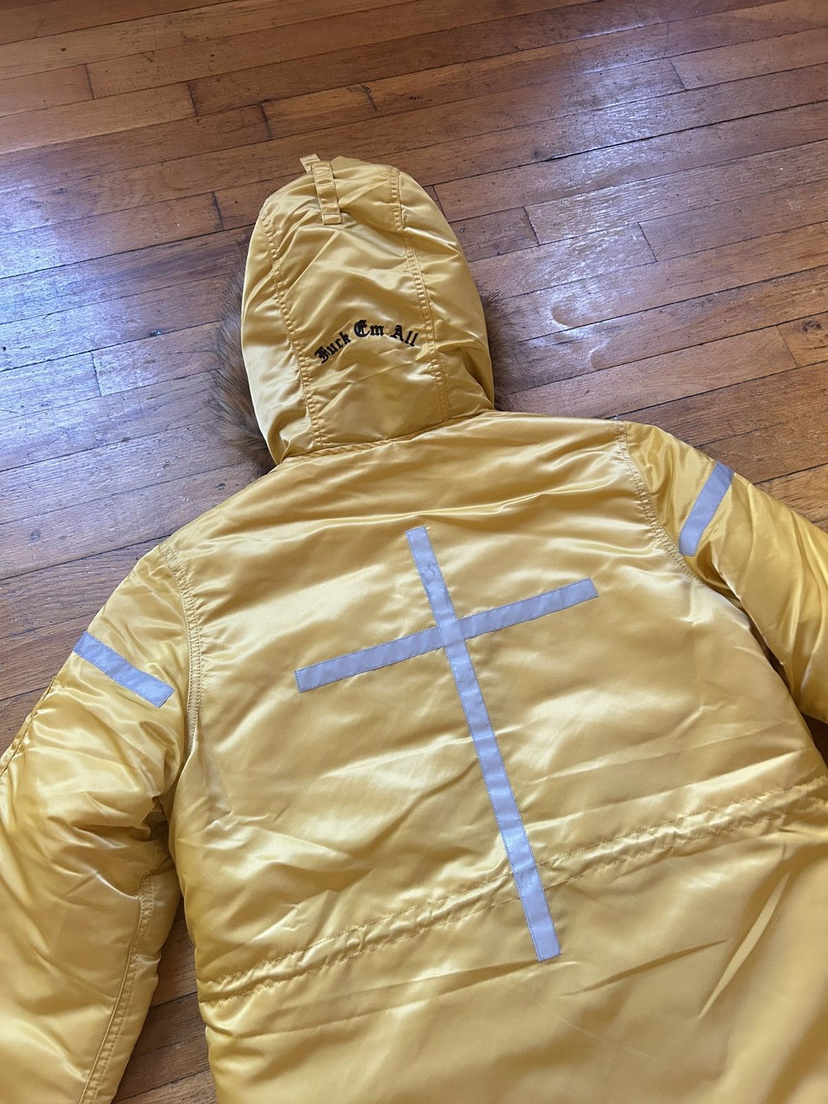 Supreme FW17 Reflective Cross N-3B Fur Parka Size US M / EU 48-50 / 2 - 5 Thumbnail