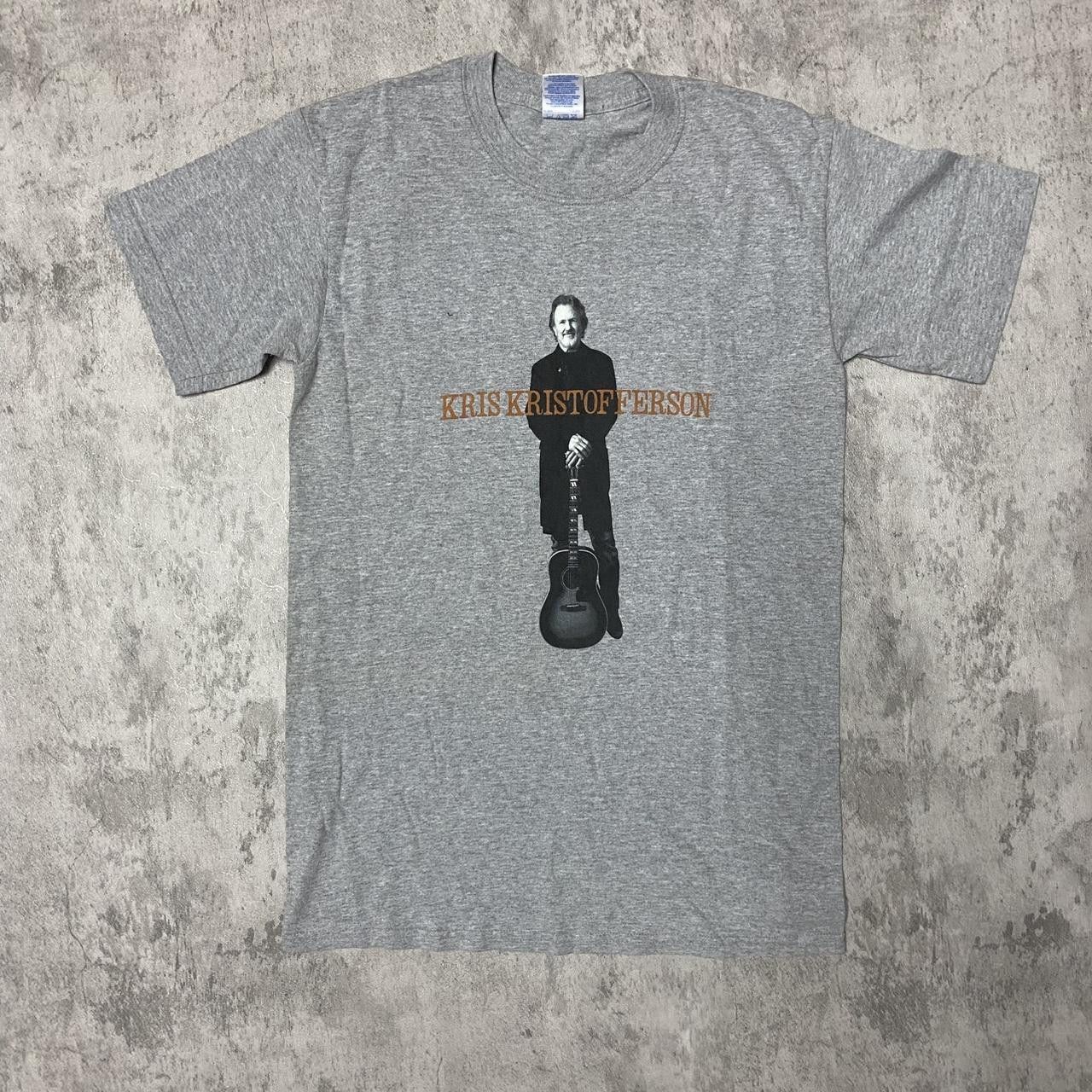 Gildan Grey Kris Kristofferson 2002 tour tee tourtee Size US S / EU 44-46 / 1 - 1 Thumbnail