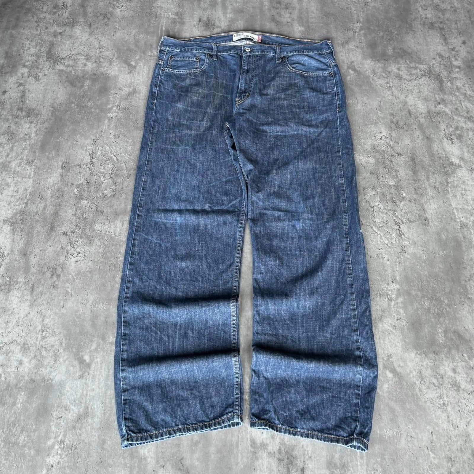 JNCO × Levi's × Levi's Vintage Clothing Vintage Y2K Levi’s 569 Loose Fit Baggy Wide Leg Denim Jeans Size US 40 / EU 56 - 2 Thumbnail