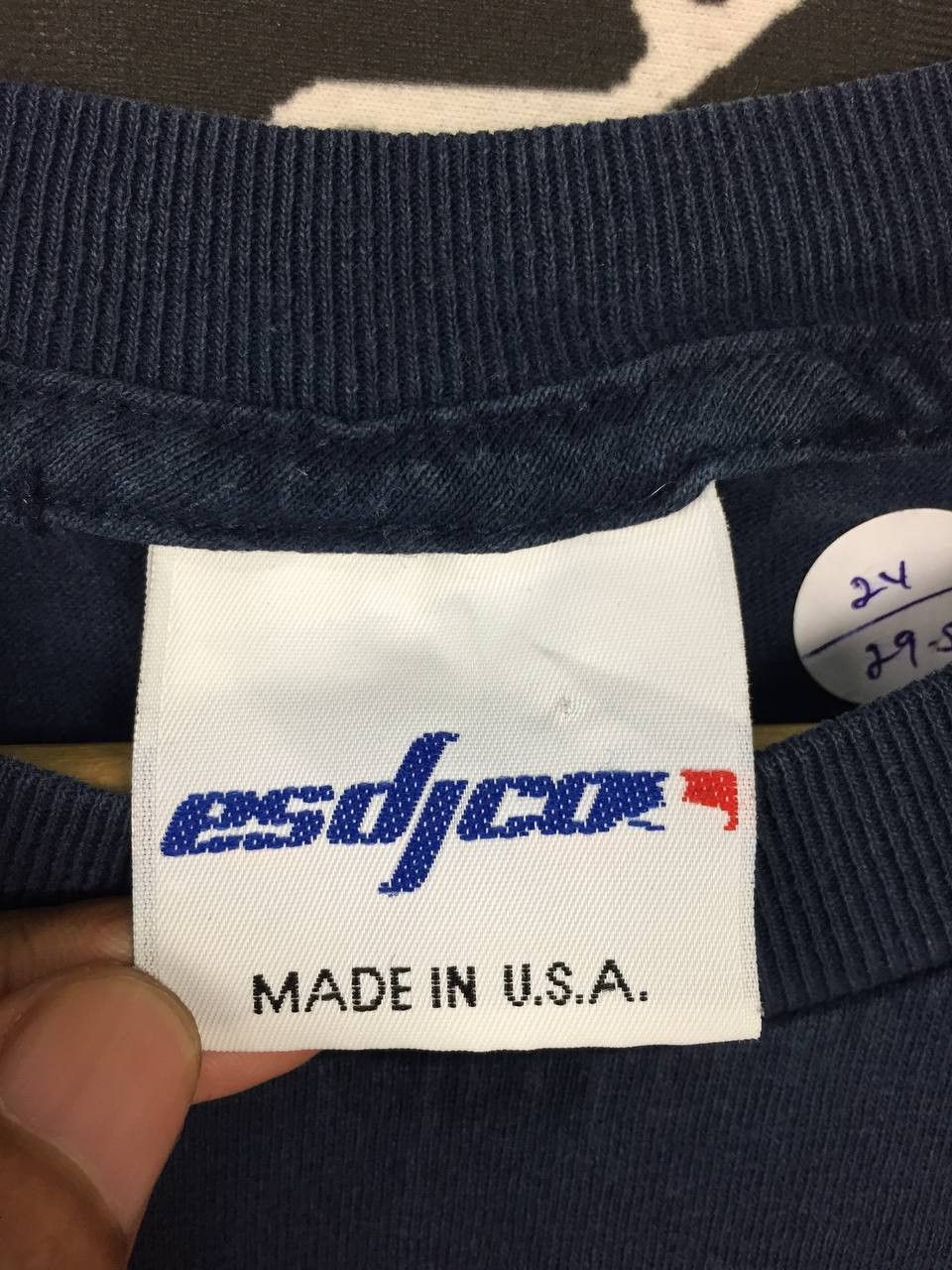 Rap Tees Vtg ESDJCO Rave DJ House Electronic Hip Hop Logo Tee Size US XL / EU 56 / 4 - 8 Thumbnail