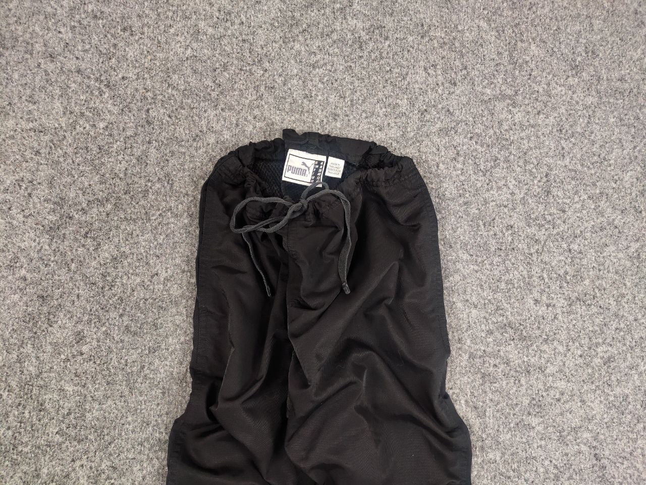 Puma Vintage Puma Logo Zip Knees Black track Pants Y2K Style Size US 32 / EU 48 - 5 Thumbnail