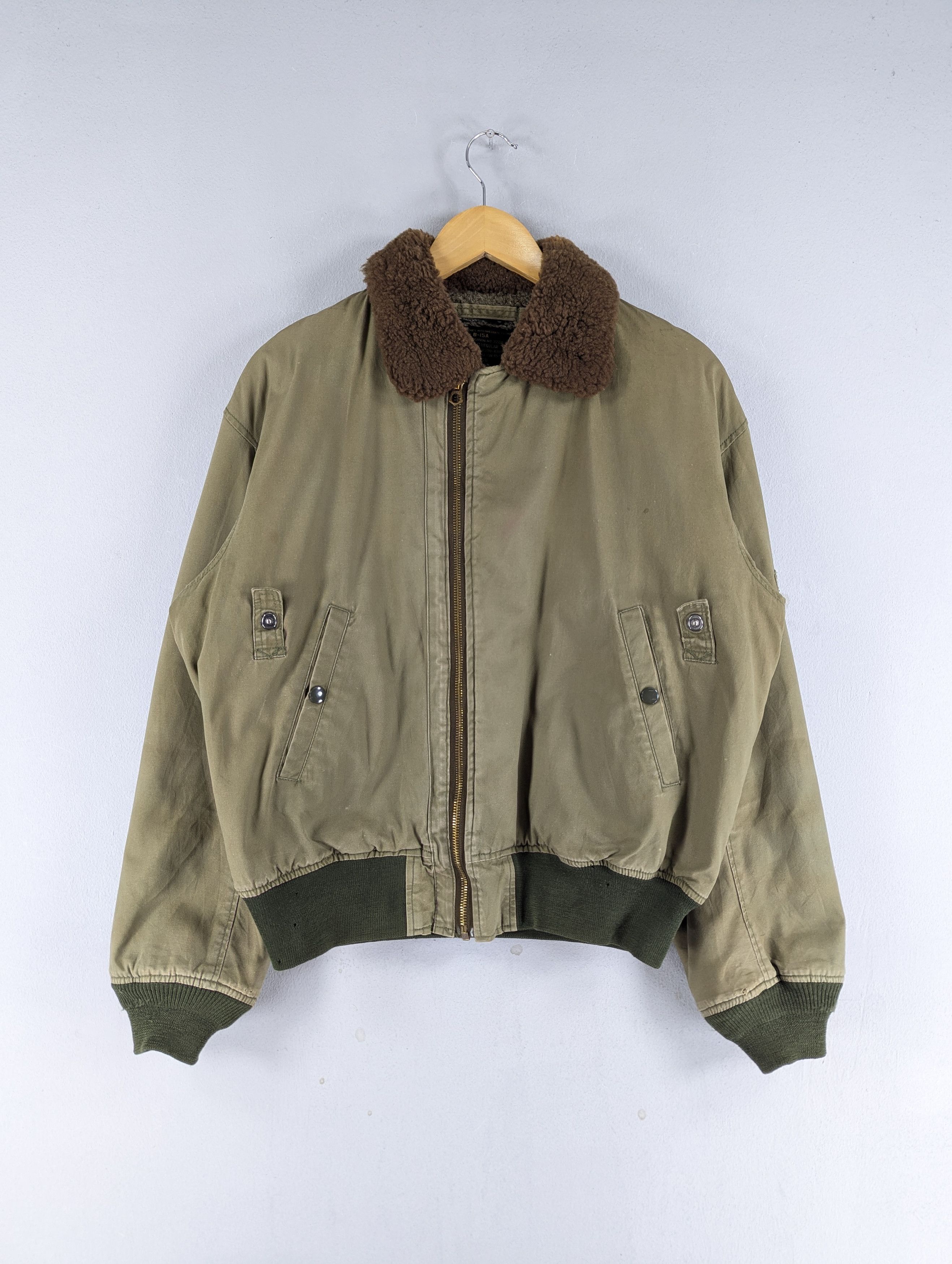 Vintage Vintage B-15A Houston Military Bomber Flight Jacket Size US M / EU 48-50 / 2 - 1 Thumbnail