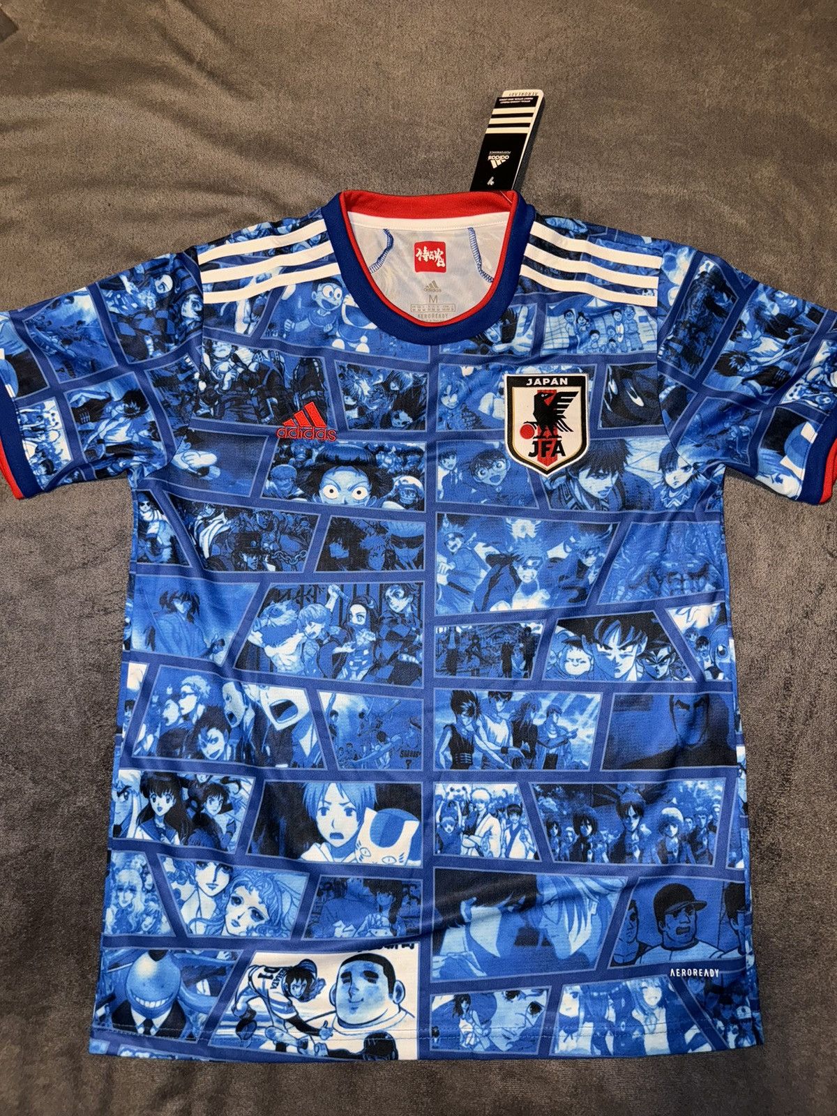 Adidas JAPAN rare Anime football jersey 2022 Size US M / EU 48-50 / 2 - 1 Thumbnail