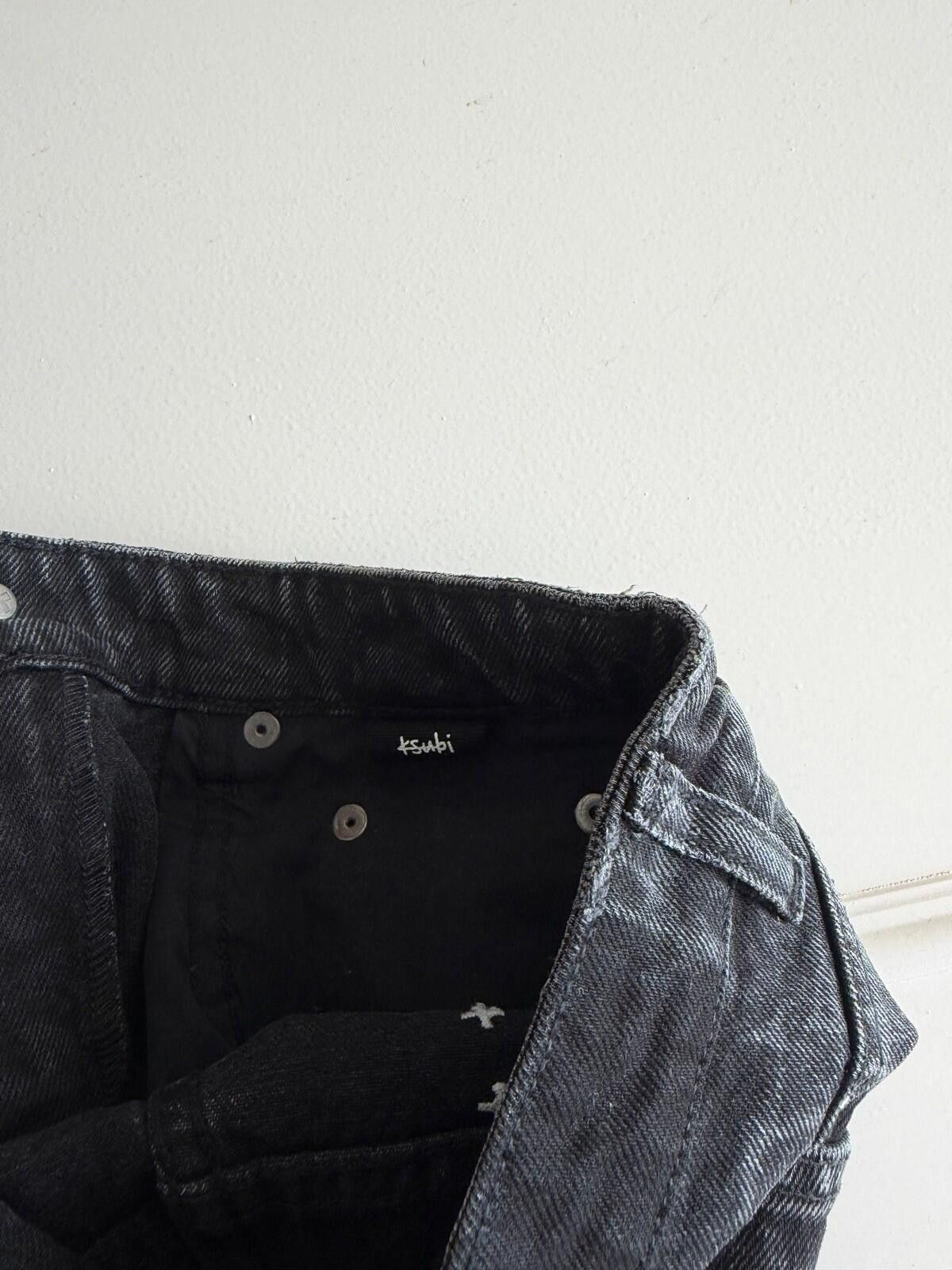 Ksubi new ksubi womens denim jeans playback black print grey 26 8 Size 26" / US 2 / IT 38 - 8 Thumbnail