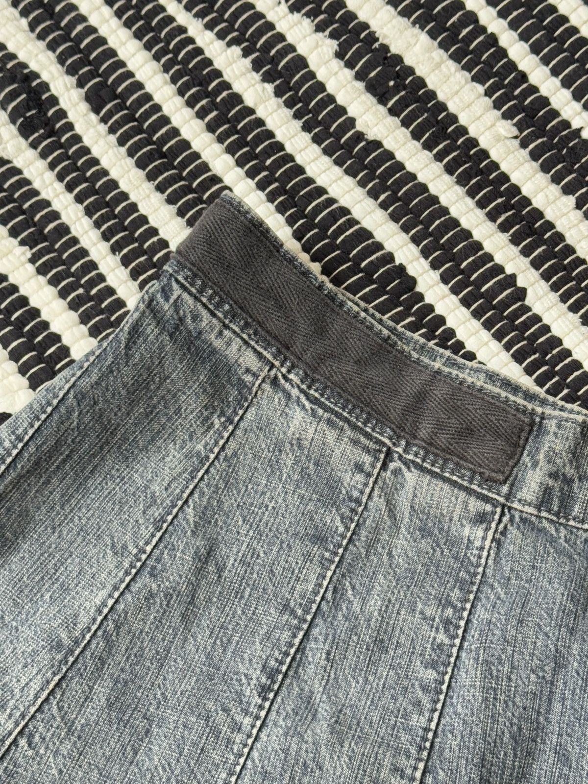 Other VINTAGE EDC DENIM PLEATED 2000s MINI SKIRT Size 25" / US 0 / IT 36 - 5 Thumbnail