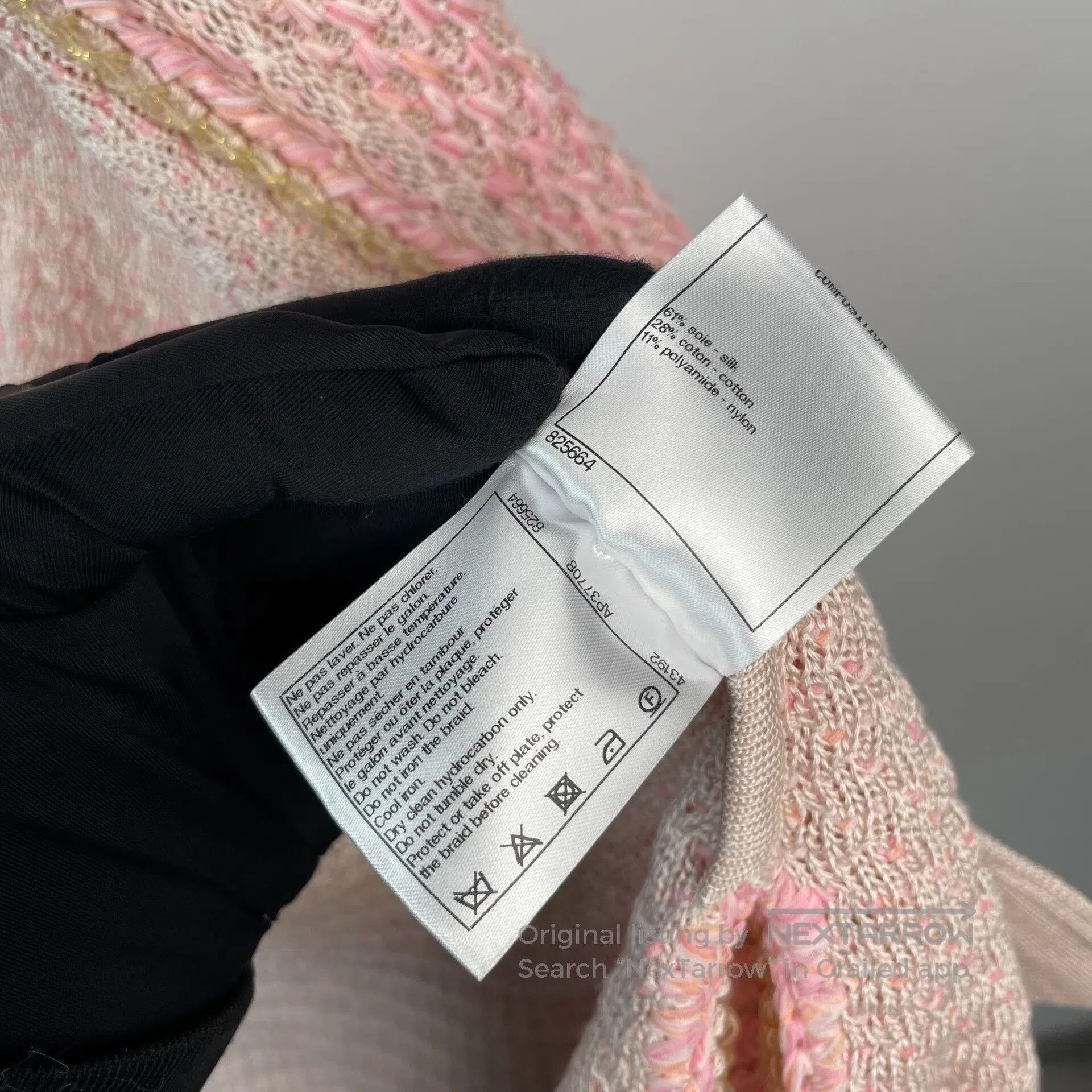 Chanel Chanel Cherry Blossom Pink Knit Open Cardigan Jacket| Size XS / US 0-2 / IT 36-38 - 8 Thumbnail