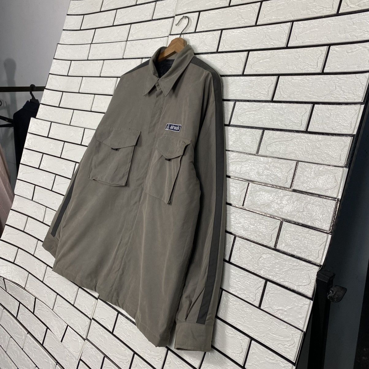 Japanese Brand 📌Vintage Chore Work Jacket Airwalk Duck Canvas Size US L / EU 52-54 / 3 - 3 Thumbnail