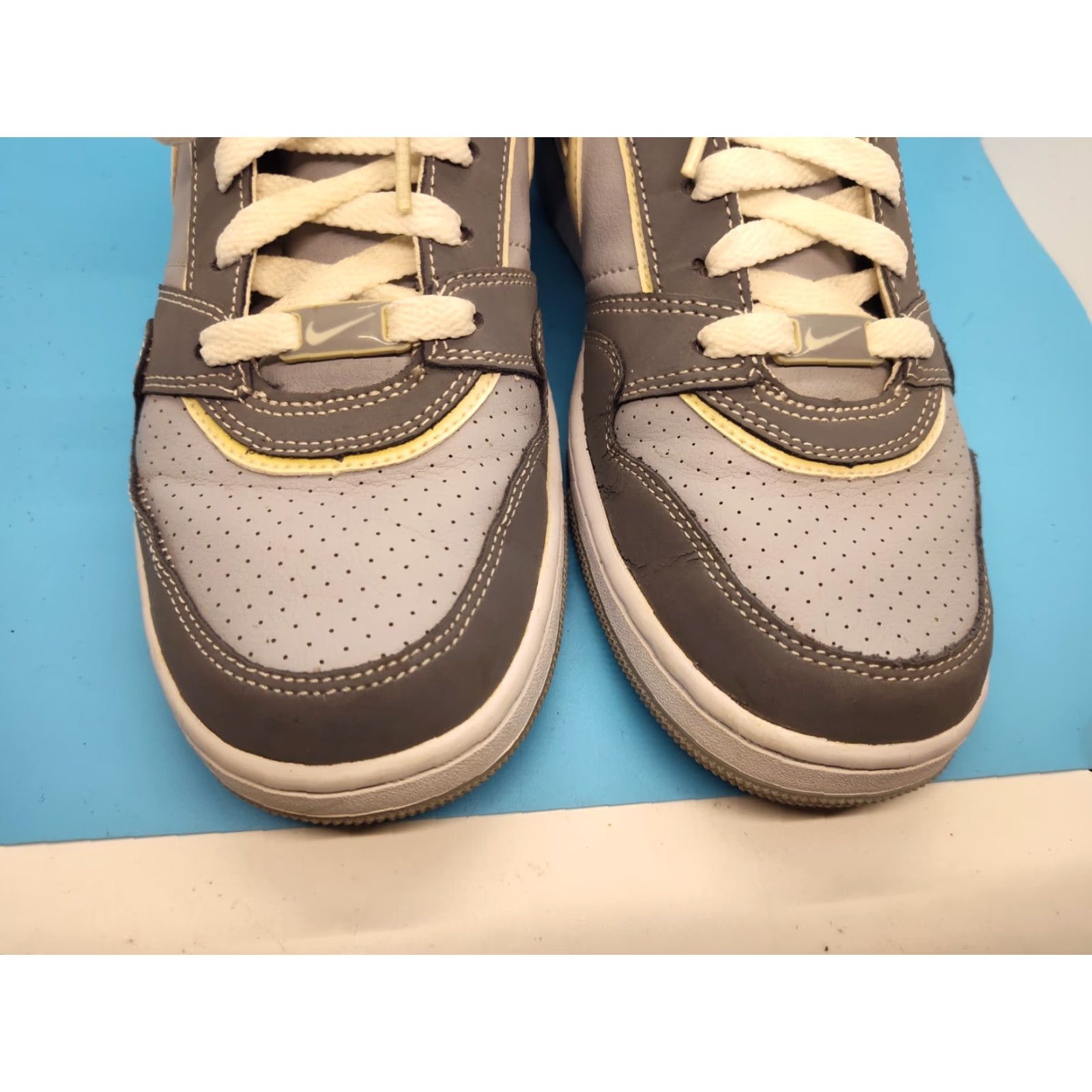 Nike Nike Air Prestige III 386114-013 Mens Low Top Sneakers Shoes Size 8 Gray 2010 Size US M / EU 48-50 / 2 - 4 Thumbnail