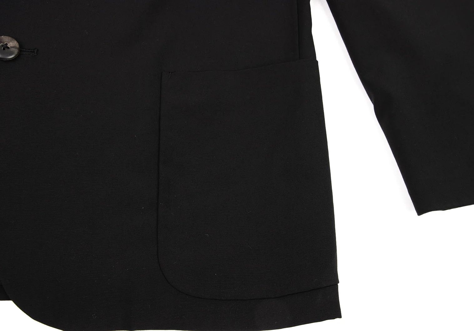 Yohji Yamamoto Yohji Yamamoto Wool Gabardine Jacket Black S Size US S / EU 44-46 / 1 - 11 Thumbnail