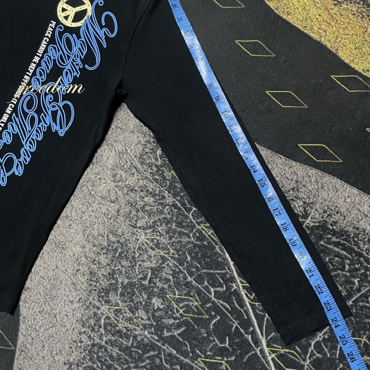 Other 💥Blue Men Trip Peace Quotes Longsleve Tees Size US S / EU 44-46 / 1 - 7 Thumbnail
