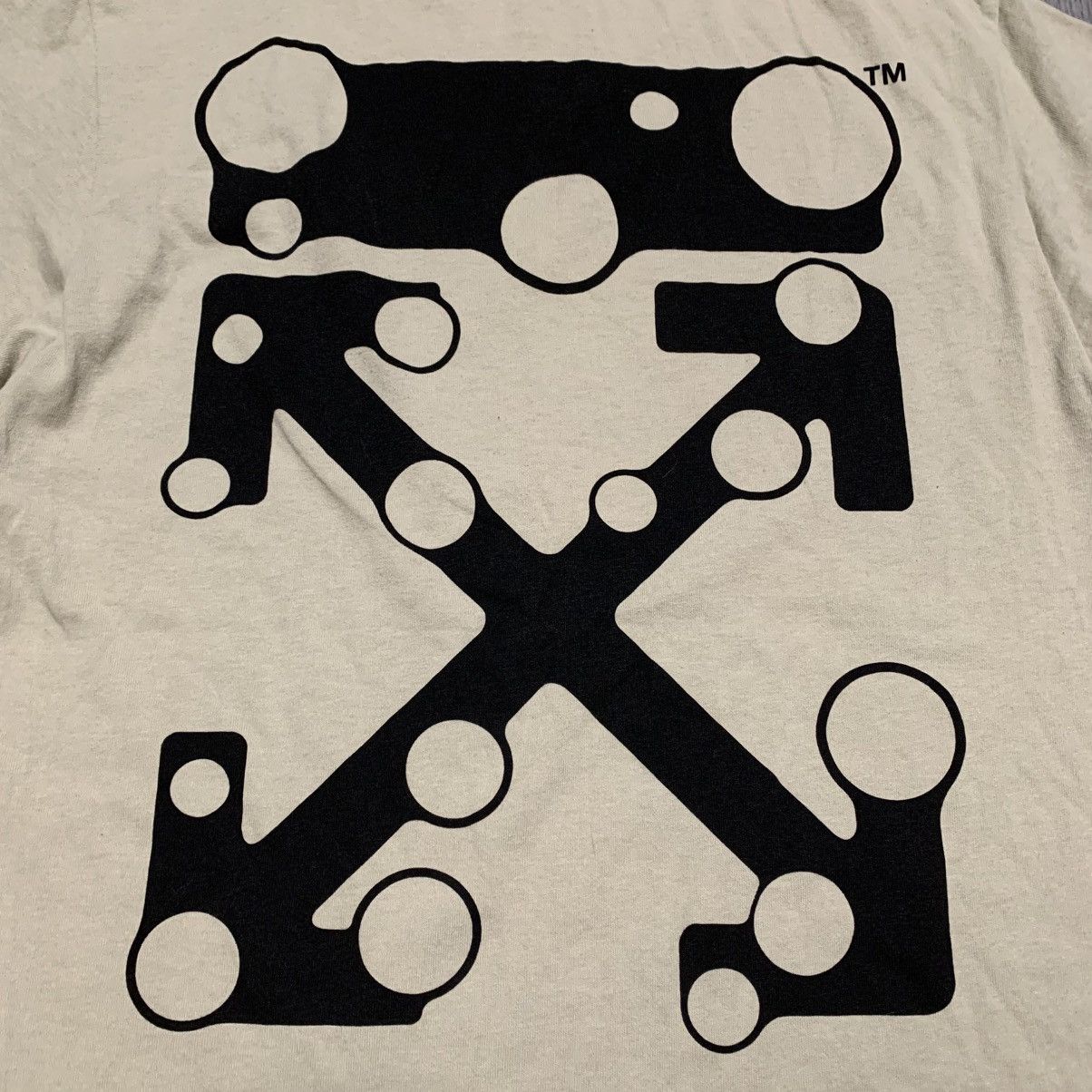 Off-White Off White Small Bubble Arrows Beige Tee Virgil Abloh Size US S / EU 44-46 / 1 - 3 Thumbnail
