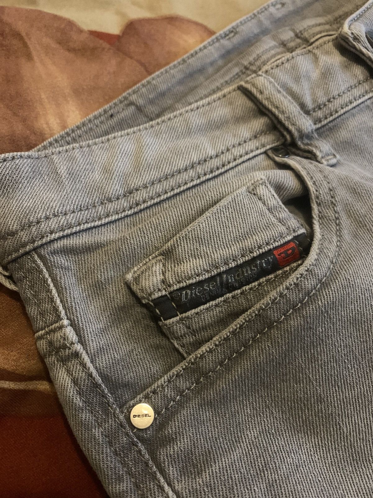 Diesel Diesel Thoshort Slim Gray Denim Shorts.W28 Size US 28 / EU 44 - 5 Thumbnail