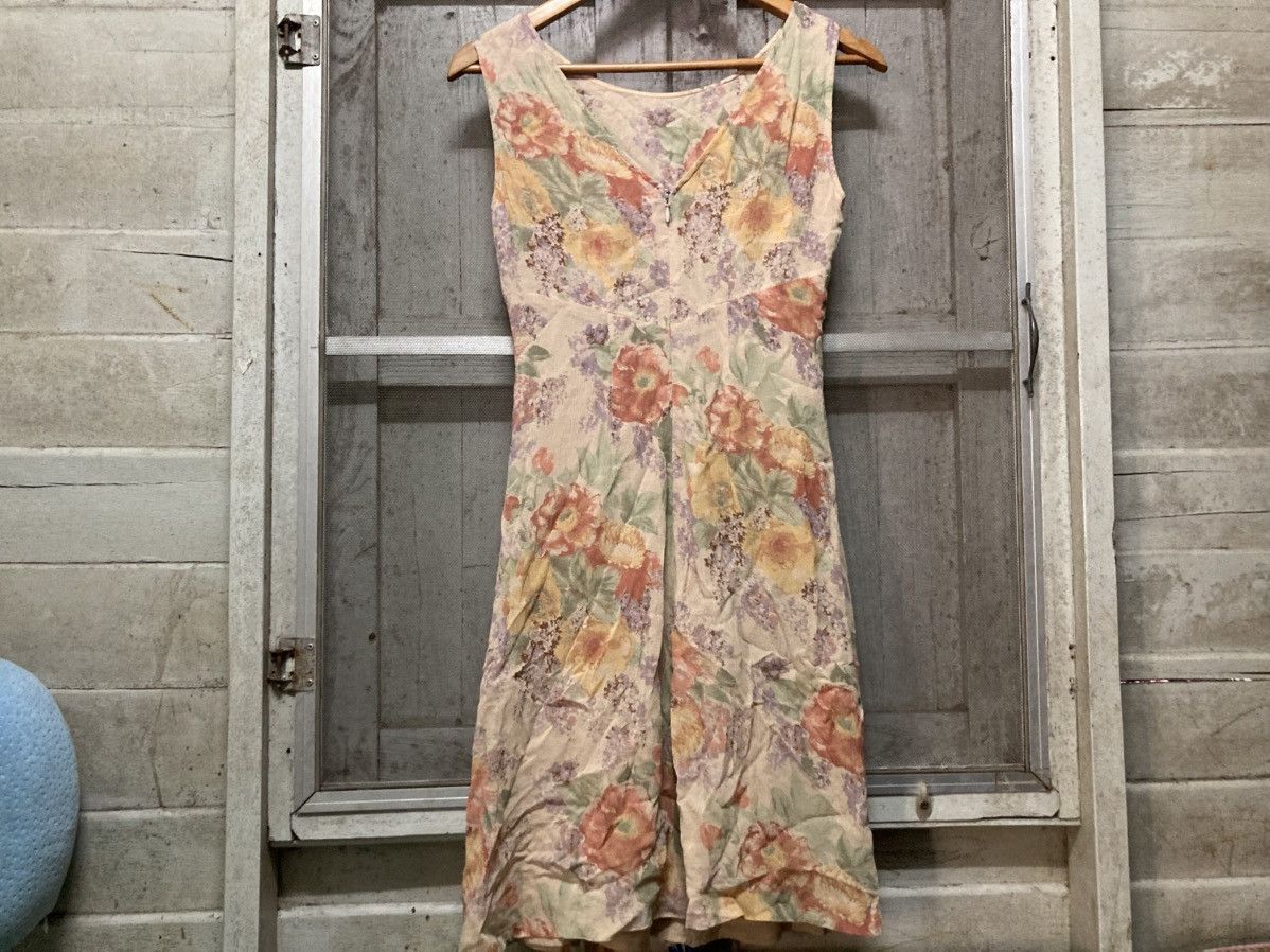 Adolfo Dominguez Adolfo Dominquez Dress Linen Size S / US 4 / IT 40 - 3 Thumbnail