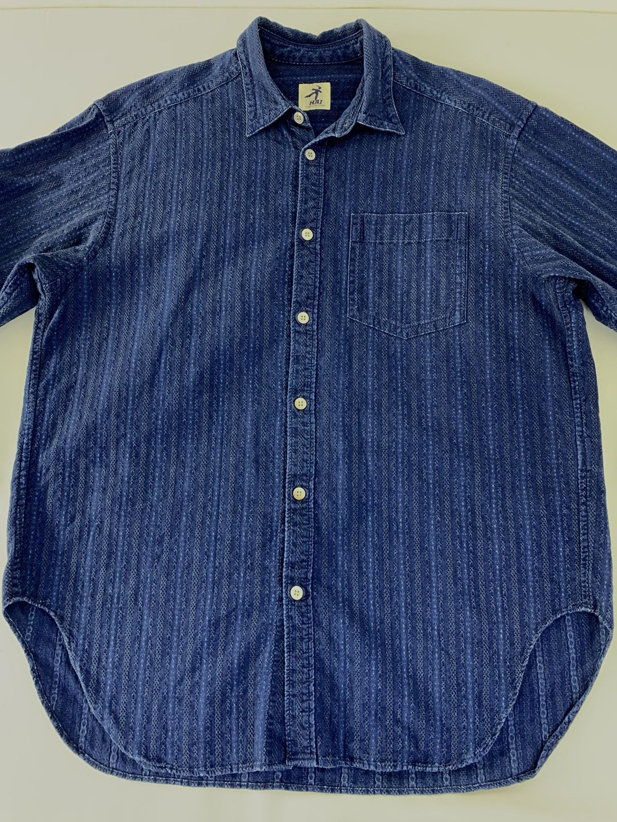 Hai Sporting Gear Hai Sporting Gear Denim Indigo Button Up Striped Hickory Size US L / EU 52-54 / 3 - 2 Thumbnail