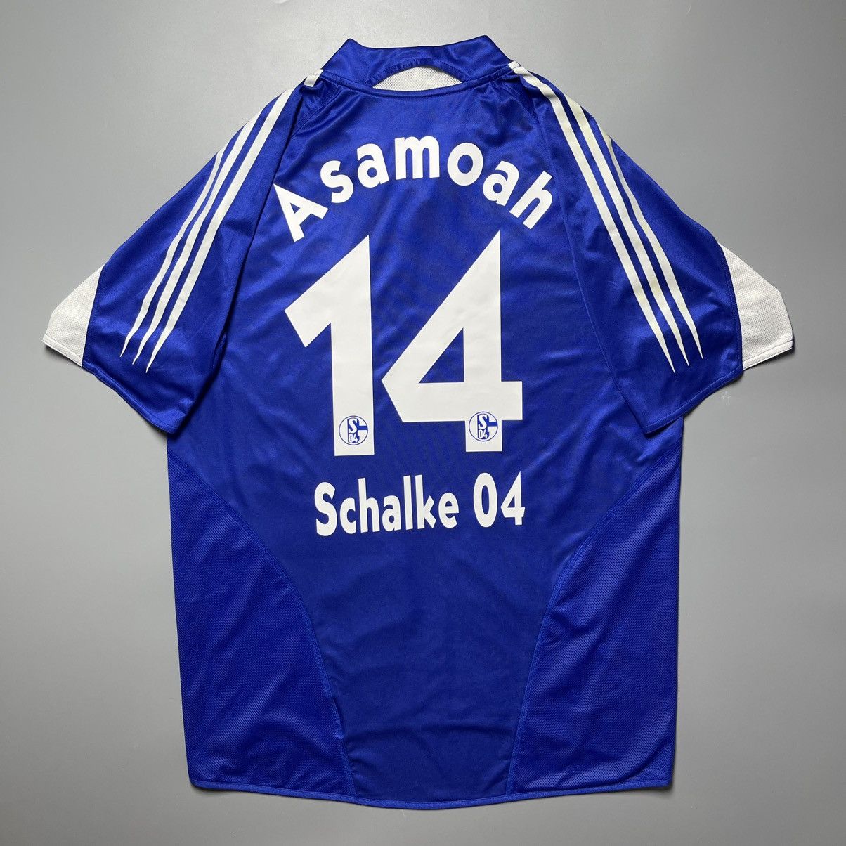 Adidas SCHALKE 04 ADIDAS 2004/2005 FOOTBALL HOME JERSEY #14 ASAMOAH Size US L / EU 52-54 / 3 - 1 Thumbnail