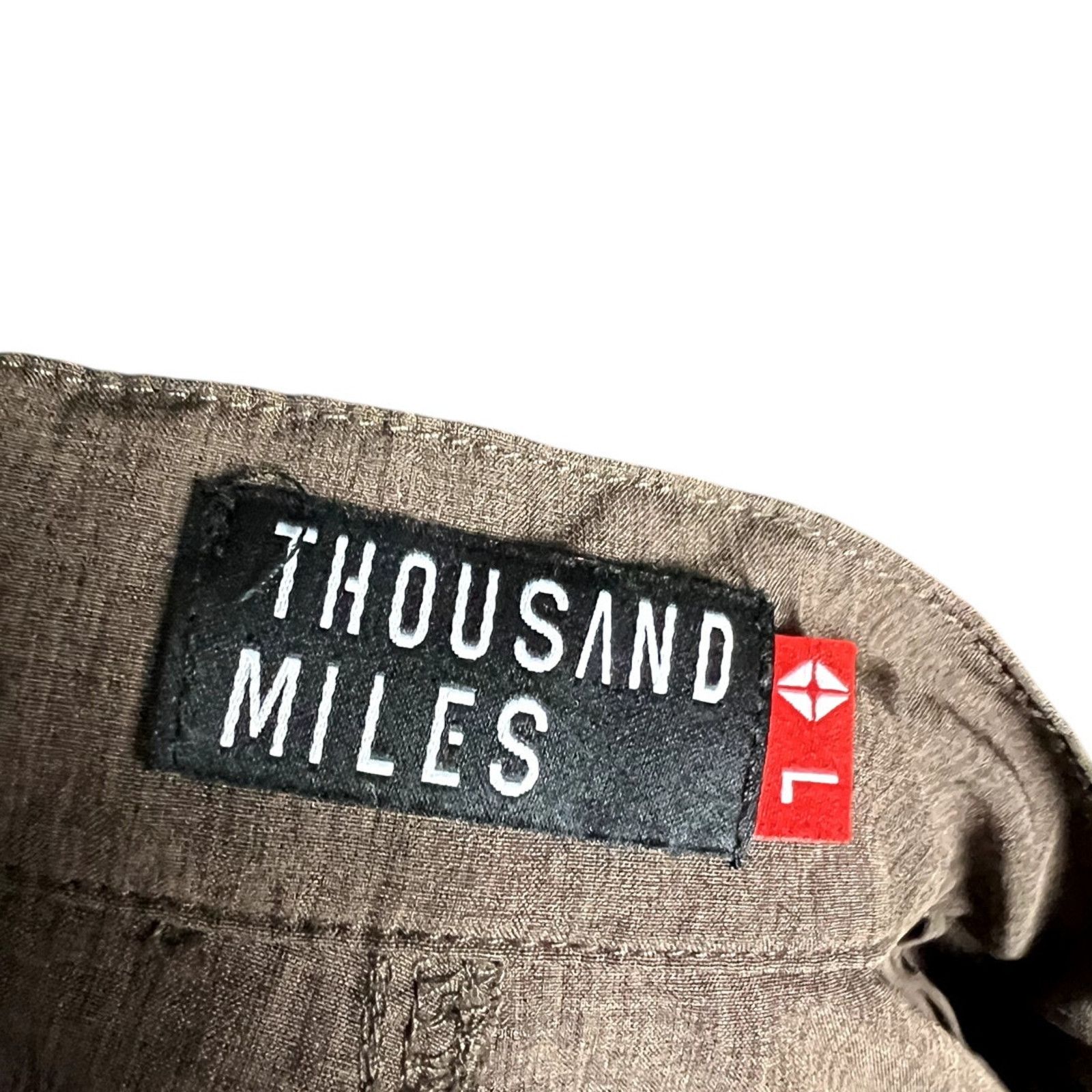 Other Thousand Miles Men Large Brown 7" Flat Front Athletic Shorts Size US 34 / EU 50 - 4 Thumbnail