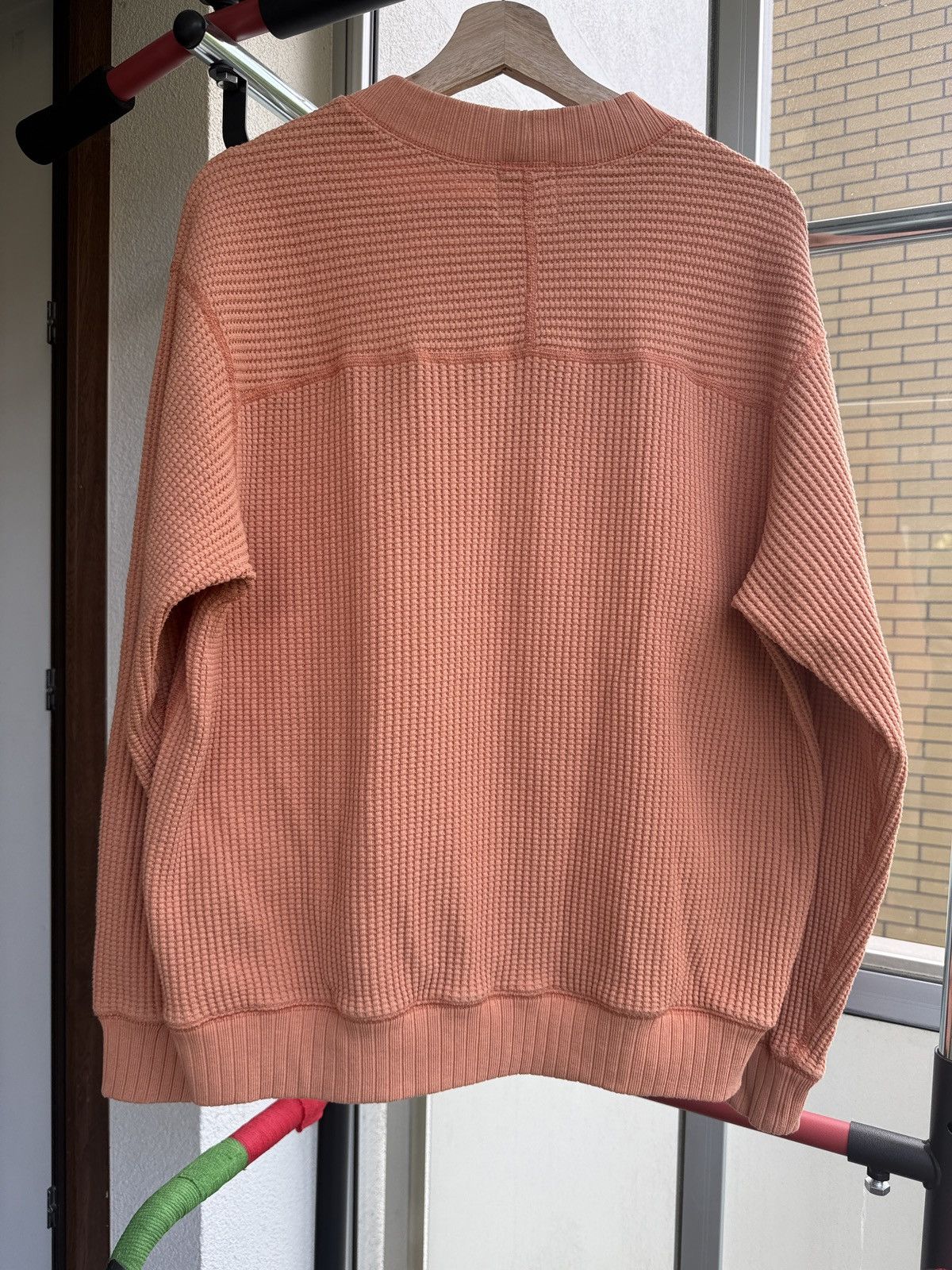 Jackman Jackman"cotton waffle mid neck"(sunset orange) unisex Size US XL / EU 56 / 4 - 6 Thumbnail