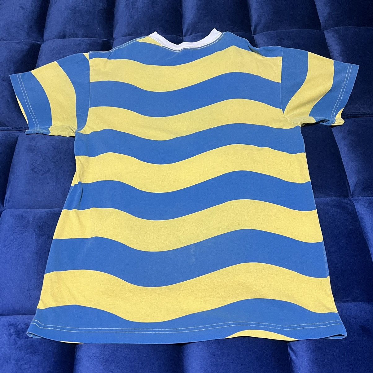 Golf Wang - Blue And Yellow Wavy Stripe Tee!