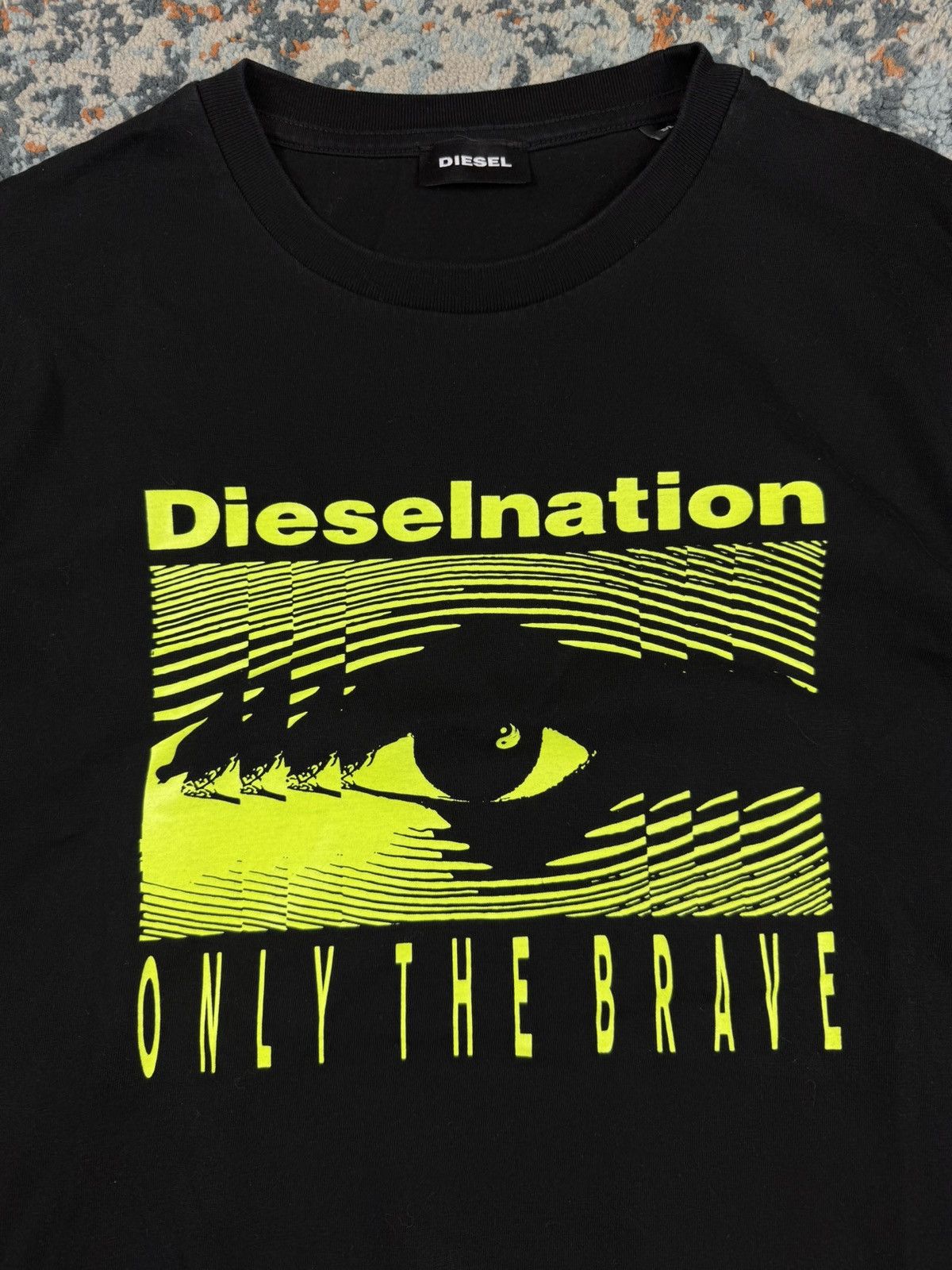 Diesel × Vintage Diesel dieselnation only the brave rave style graphic tee Size US M / EU 48-50 / 2 - 4 Thumbnail